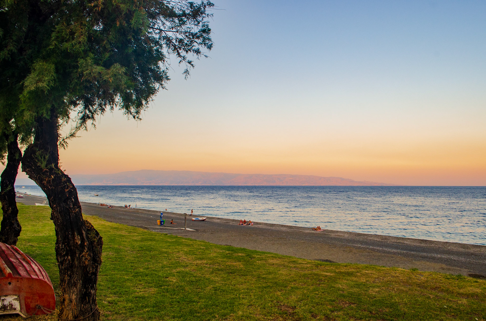 Beach in Nizza - Sicily, Italy