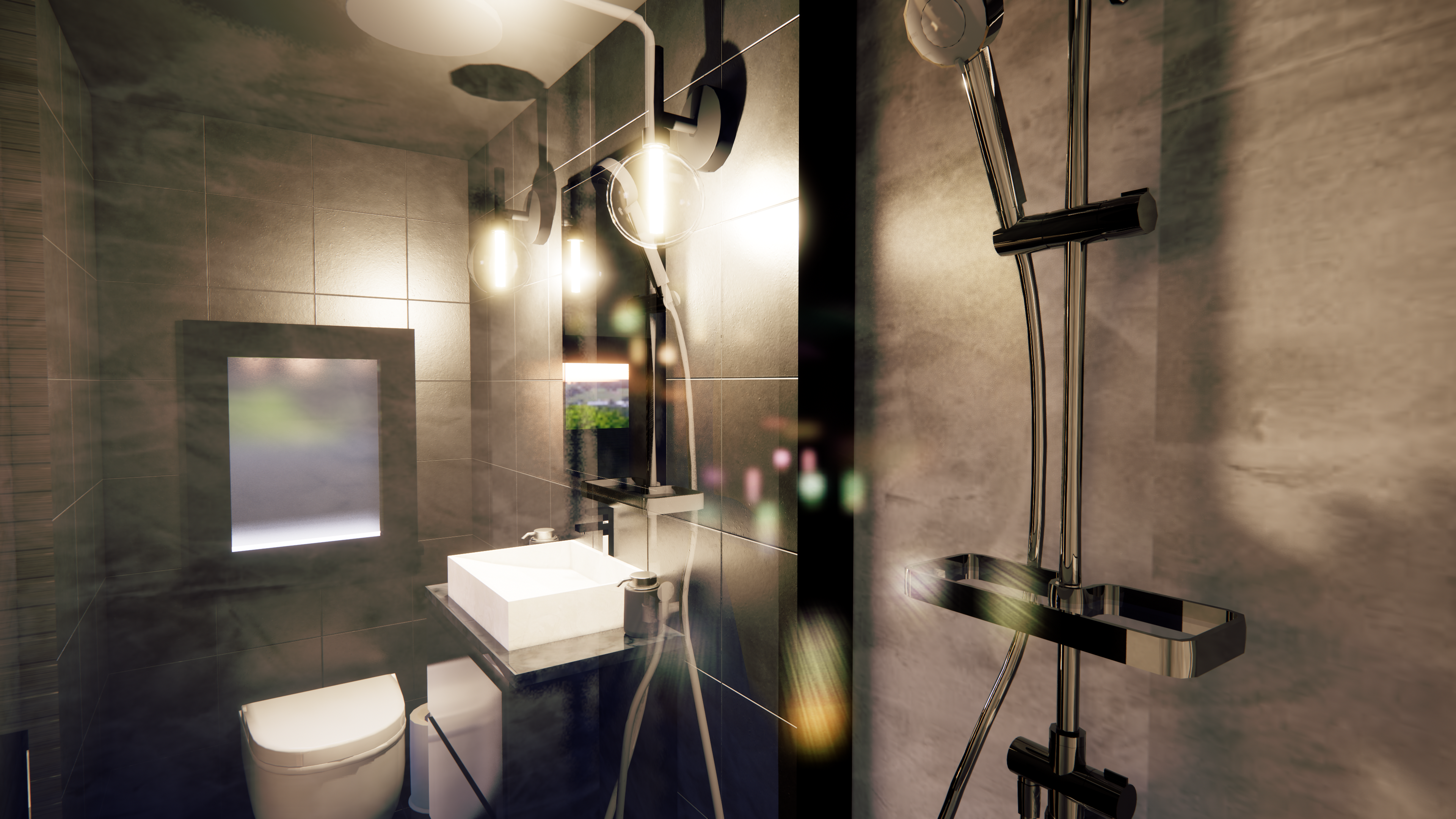 View from Shower