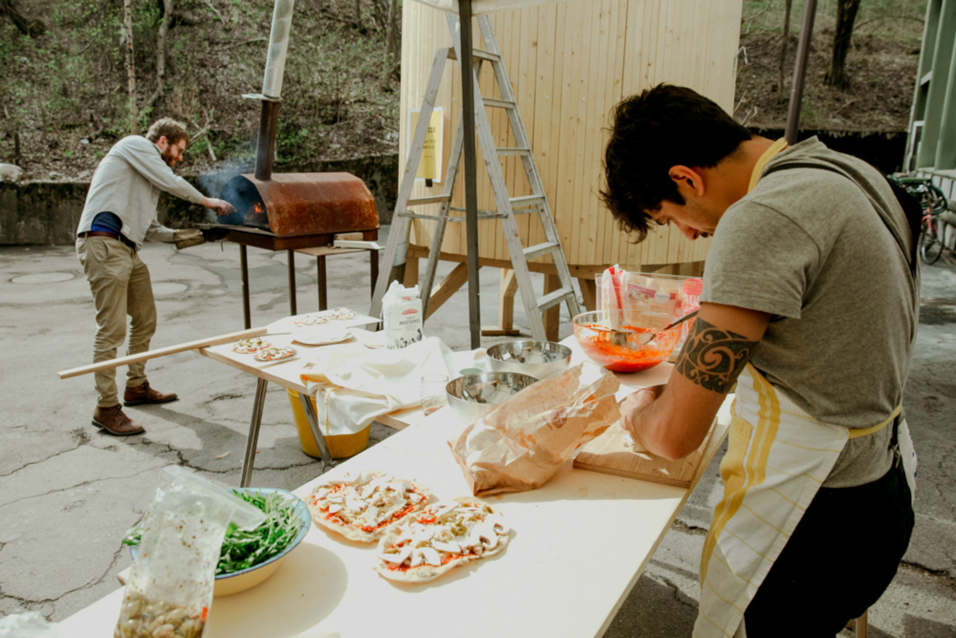 Pizzabaking