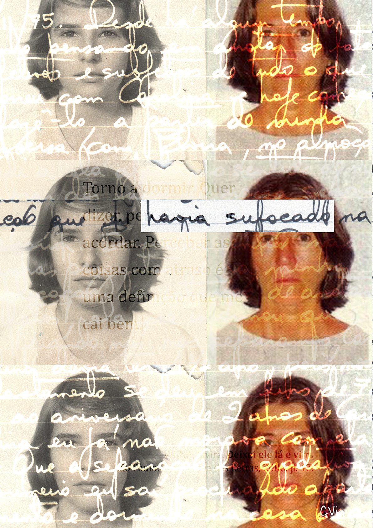 Exposição individual Palimpsestos, no Museu da Imagem e do Som (Campinas, SP, 2023)