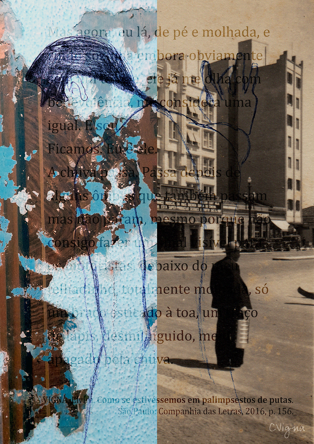 Exposição individual Palimpsestos, no Museu da Imagem e do Som (Campinas, SP, 2023)