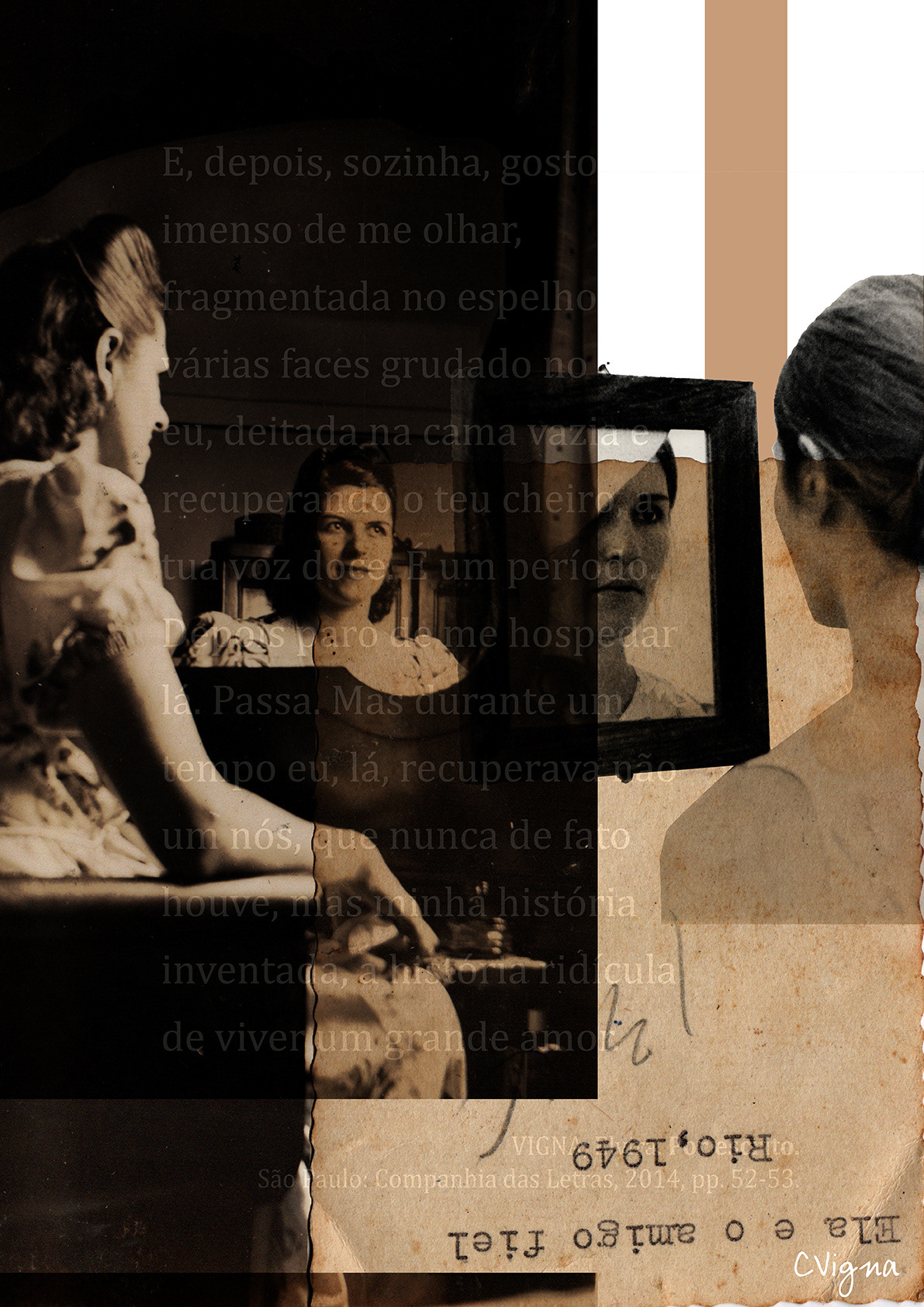 Exposição individual Palimpsestos, no Museu da Imagem e do Som (Campinas, SP, 2023)