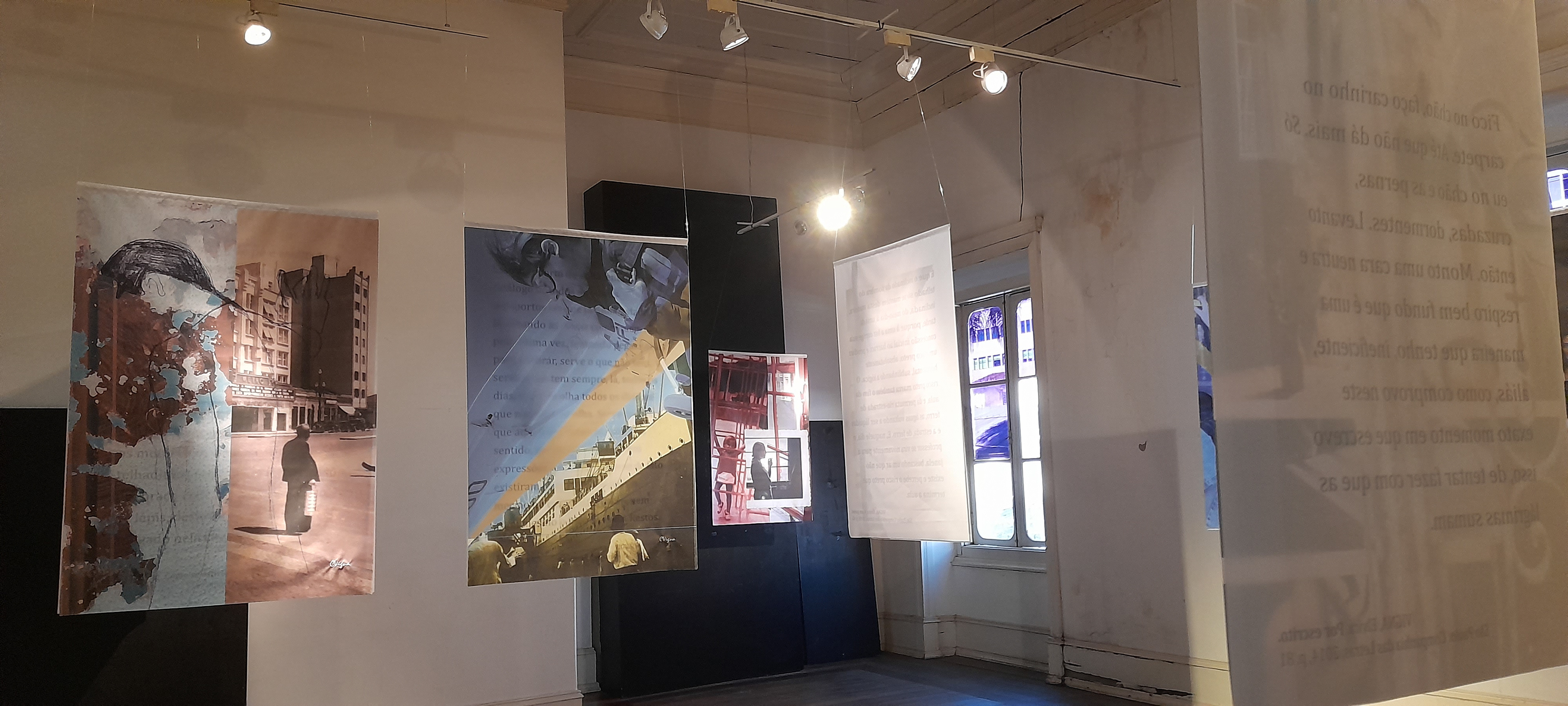 Exposição individual Palimpsestos, no Museu da Imagem e do Som (Campinas, SP, 2023)