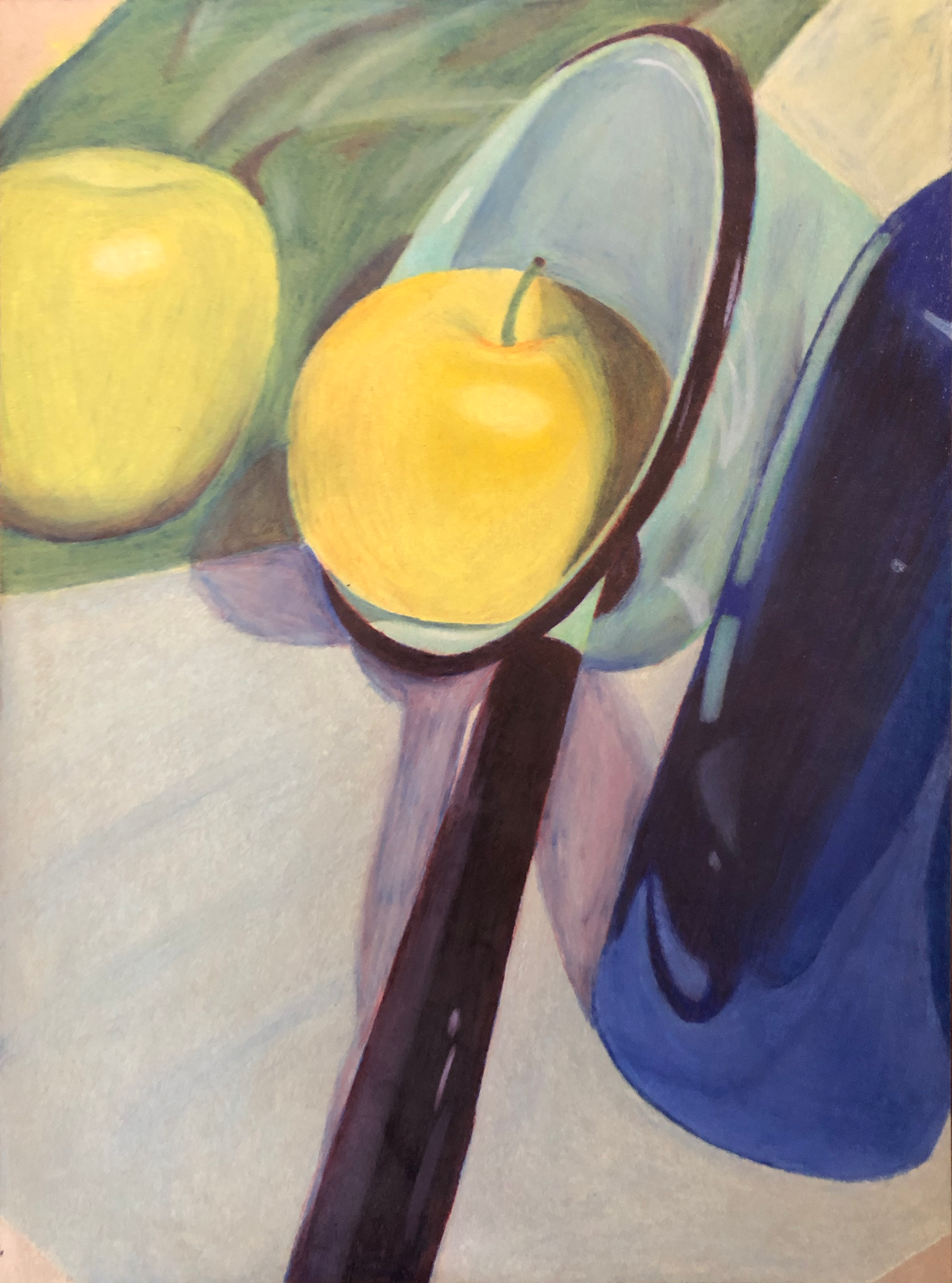 Analogous Still Life, Colored Pencil, 7 Colors