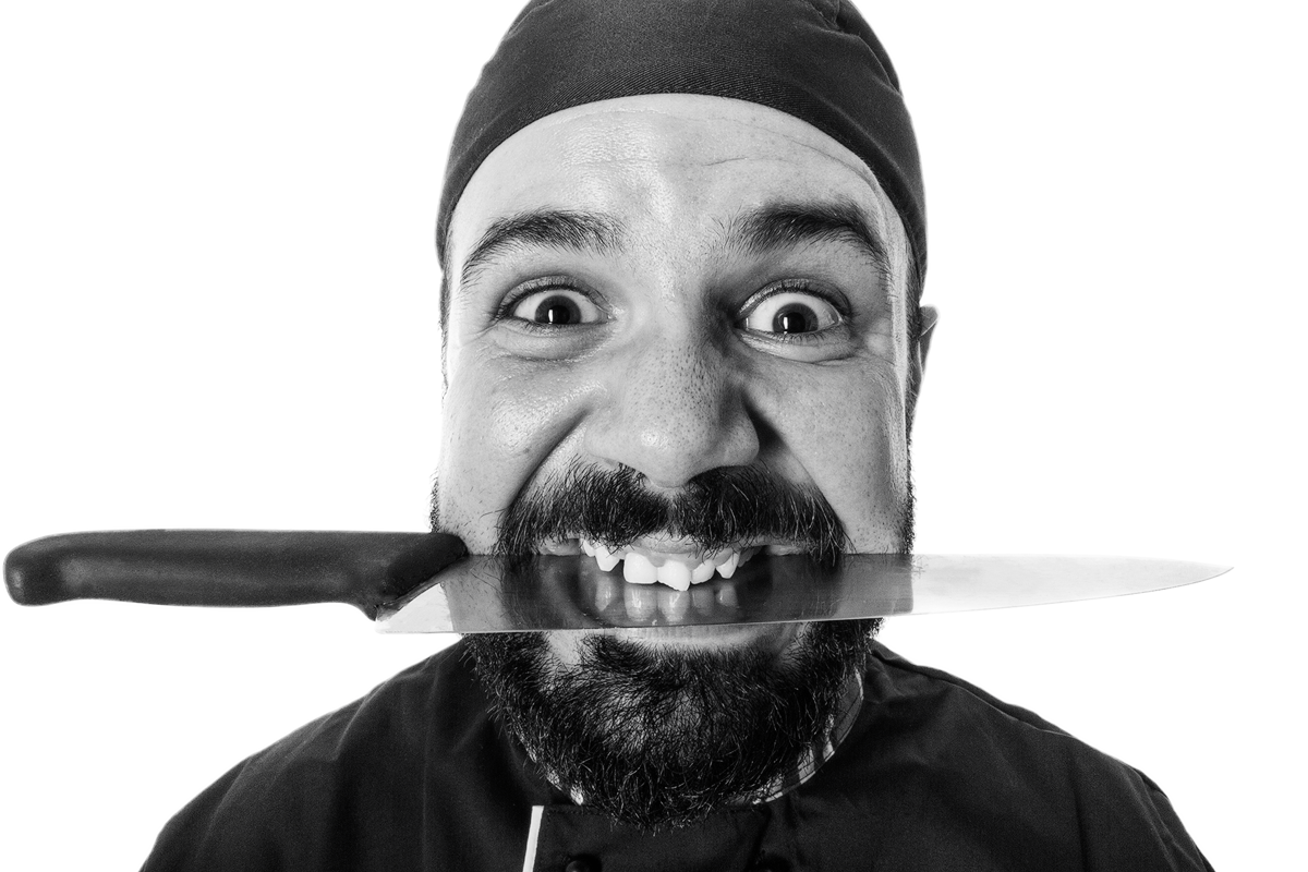 Pedro, cocinero. Retrato para RRSS