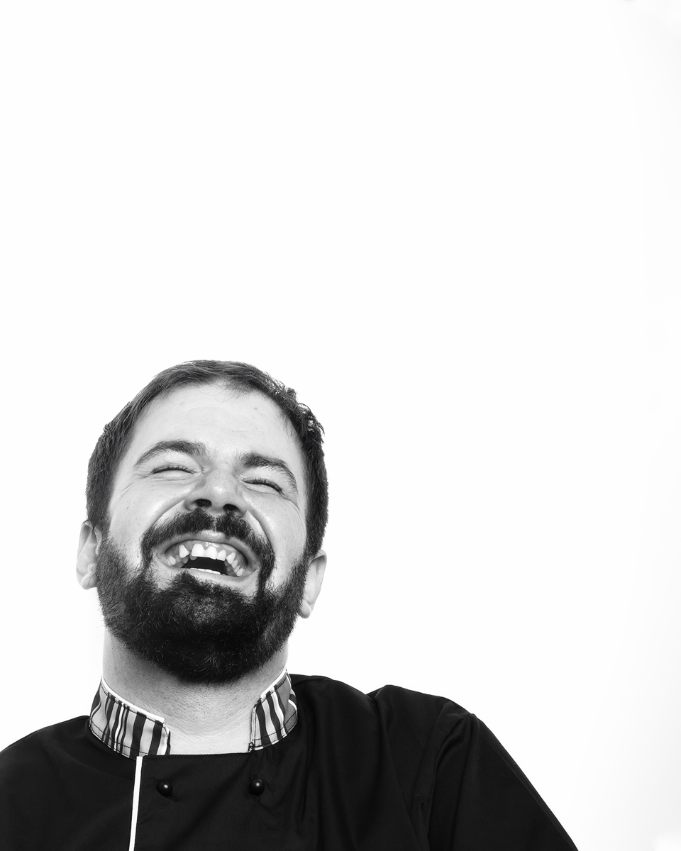 Pedro, cocinero. Retrato para RRSS