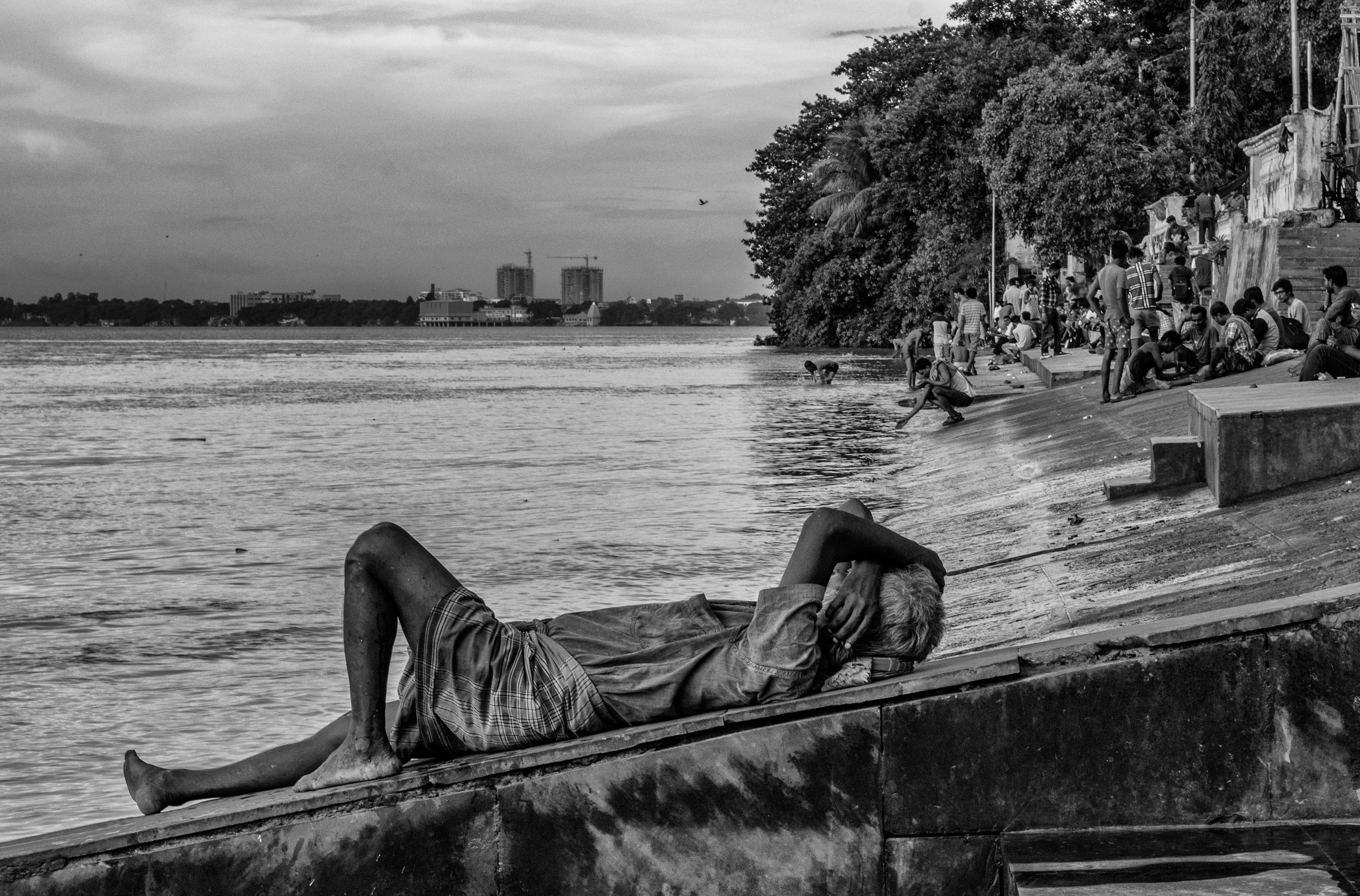 End of the day (Kolkata, India)