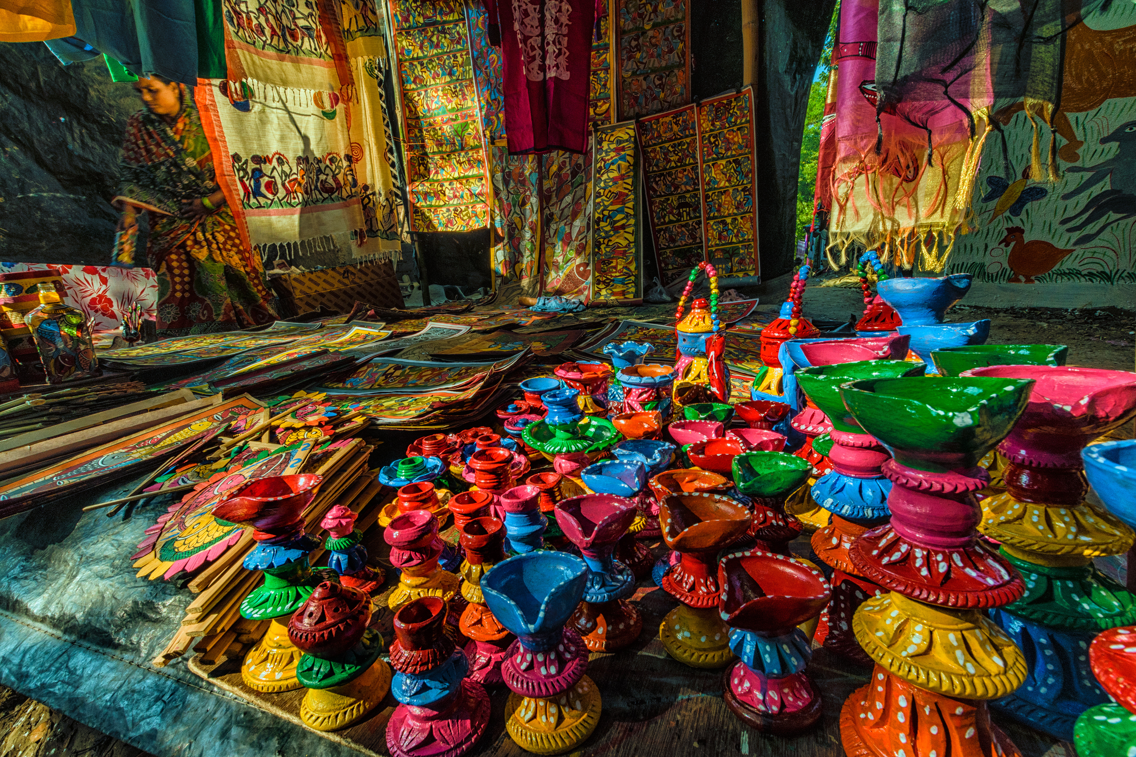 Celebration of colors (Pingla, India)