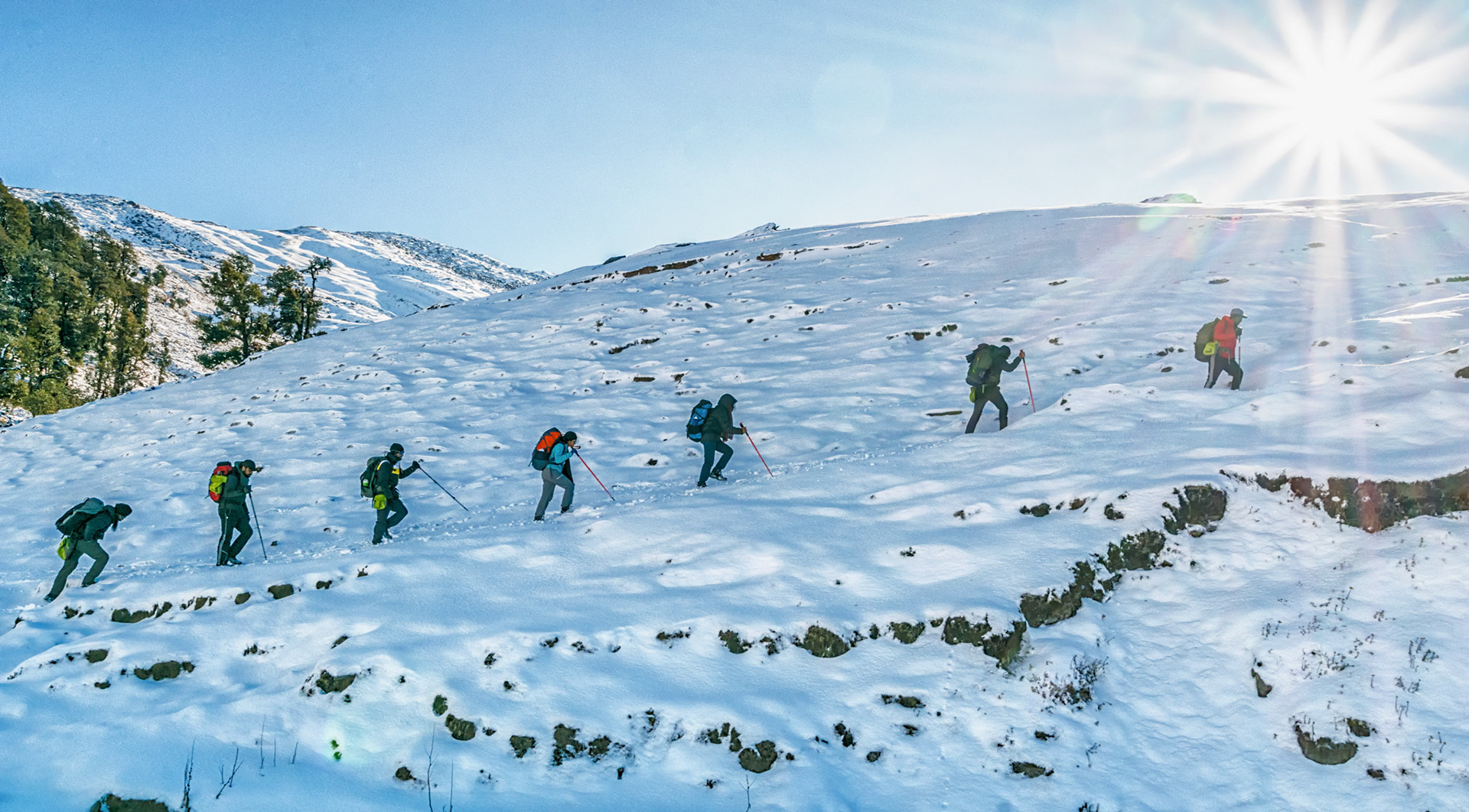 Trekking to the sun (Uttarakhand, India)