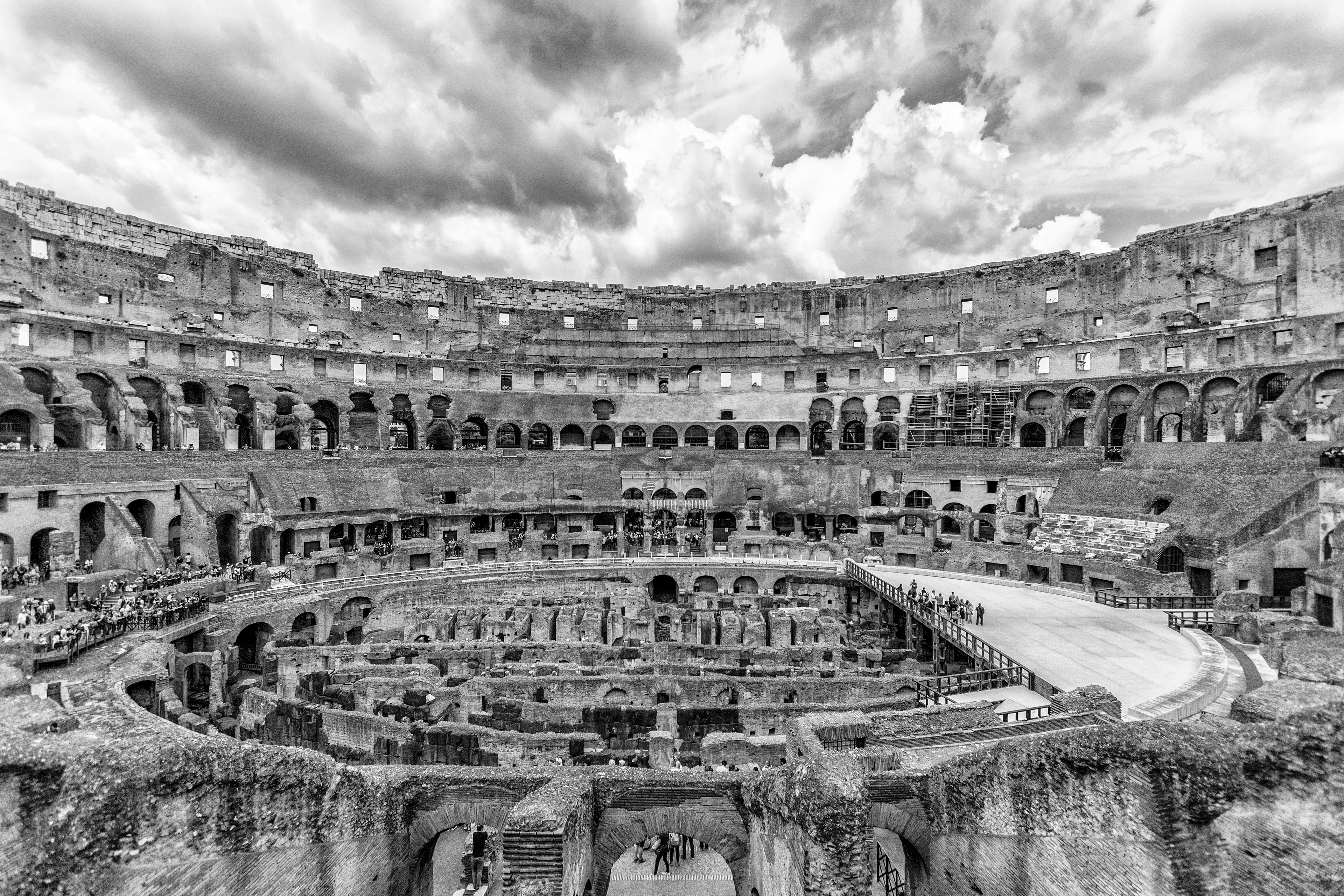 The great theater (Rome, Italy)