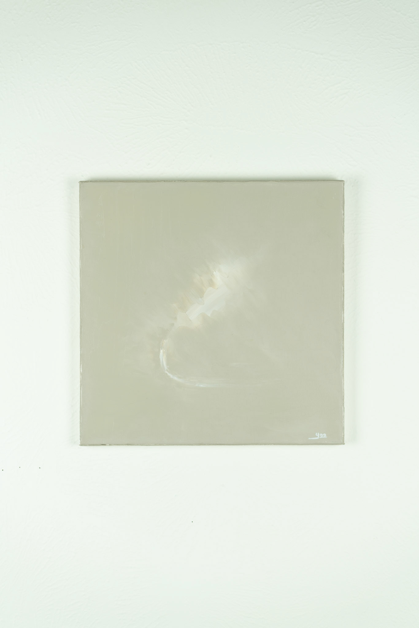 ©Yuri Bae Studio, Feather. Oil on canvas, 12"x12"