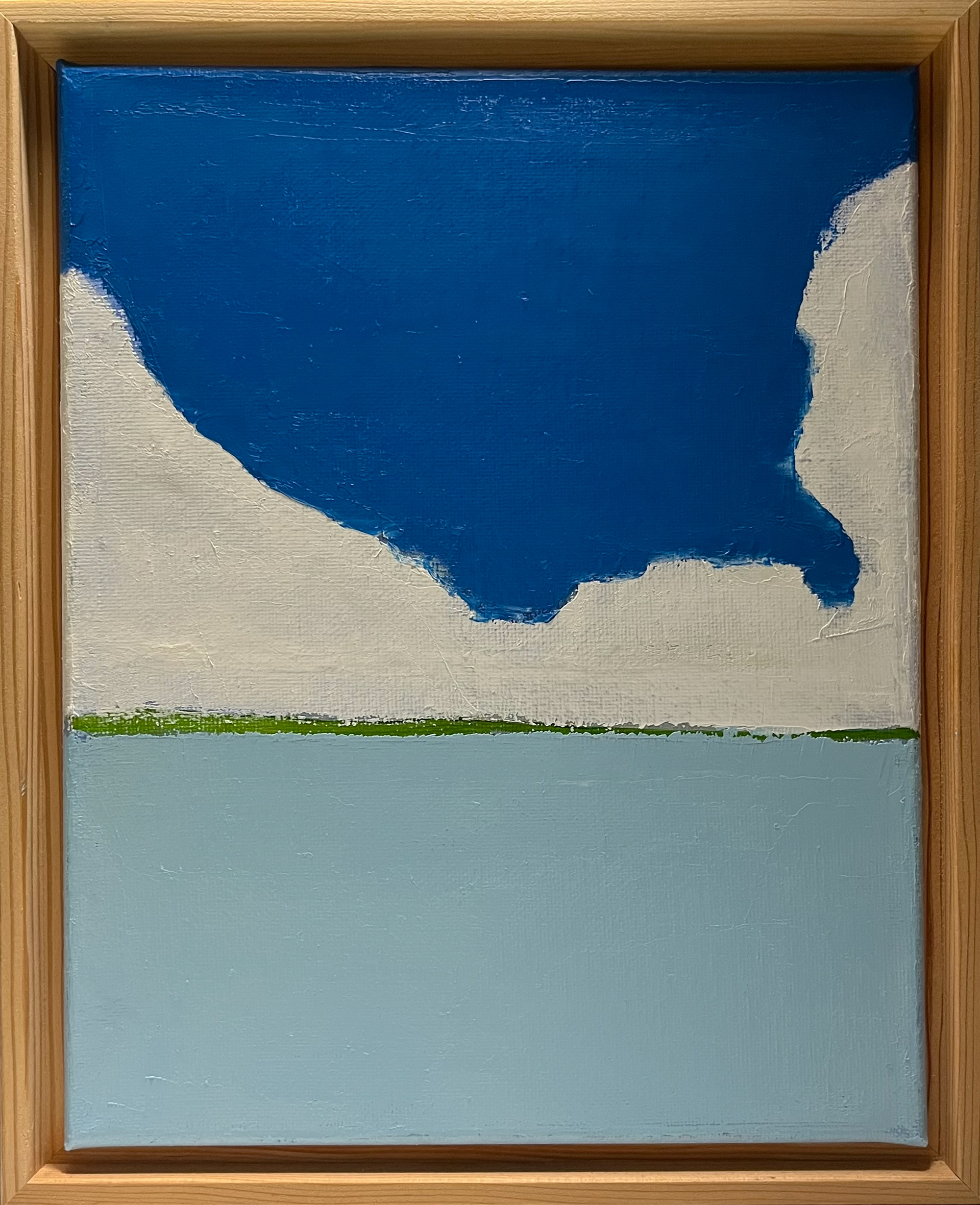 ©Yuri Bae Studio, Summer Clouds 04. Oil on Canvas, 8"x10"