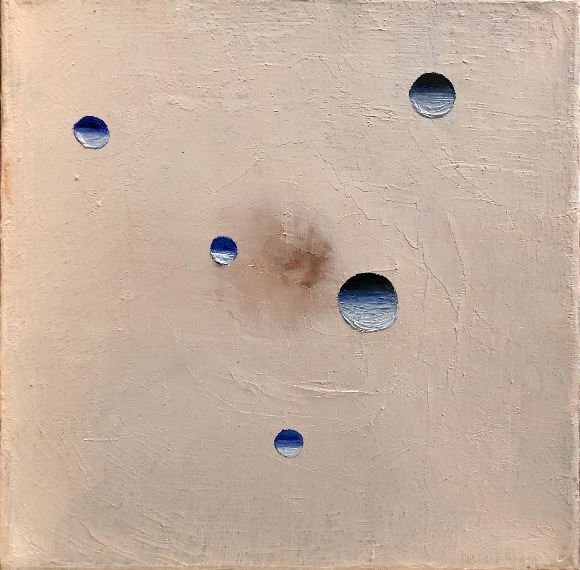 ©Yuri Bae Studio, Raindrops 02. Oil on canvas, 8"x8"