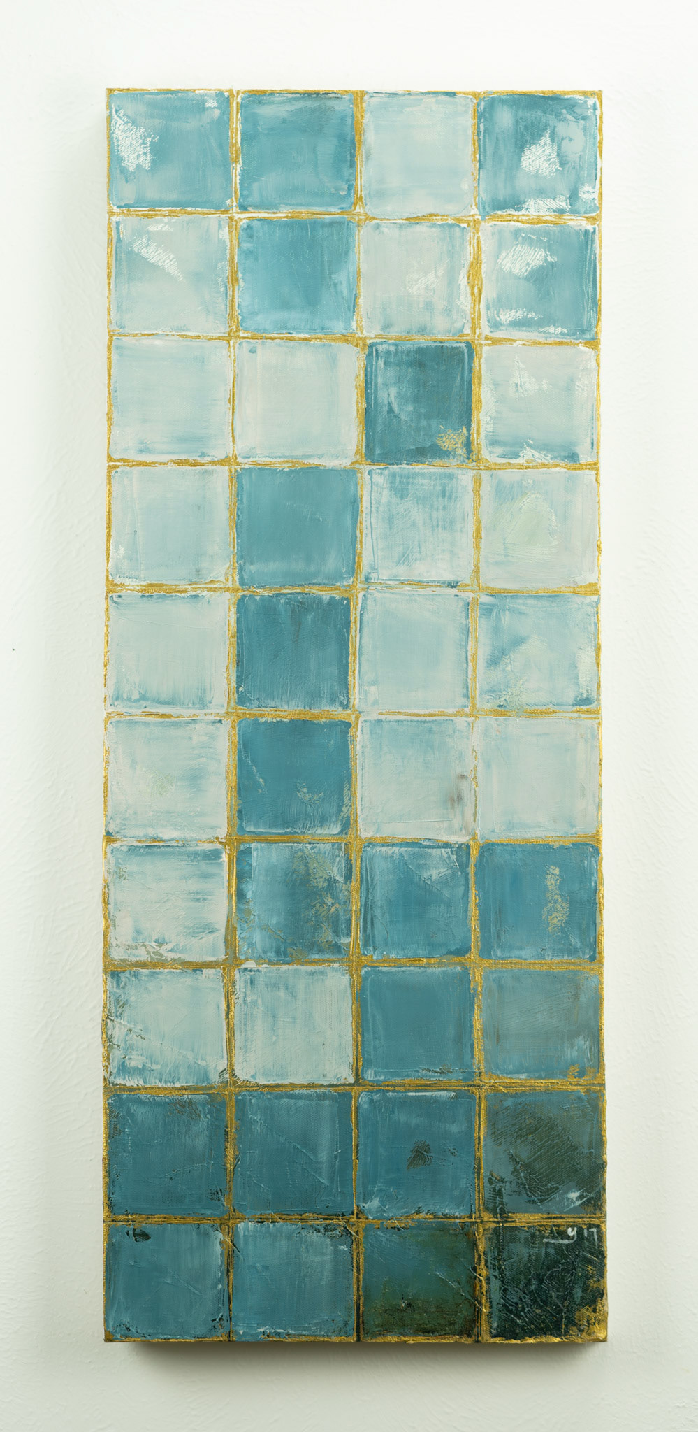 ©Yuri Bae Studio, Garden 10. Oil on canvas, 12"x30"