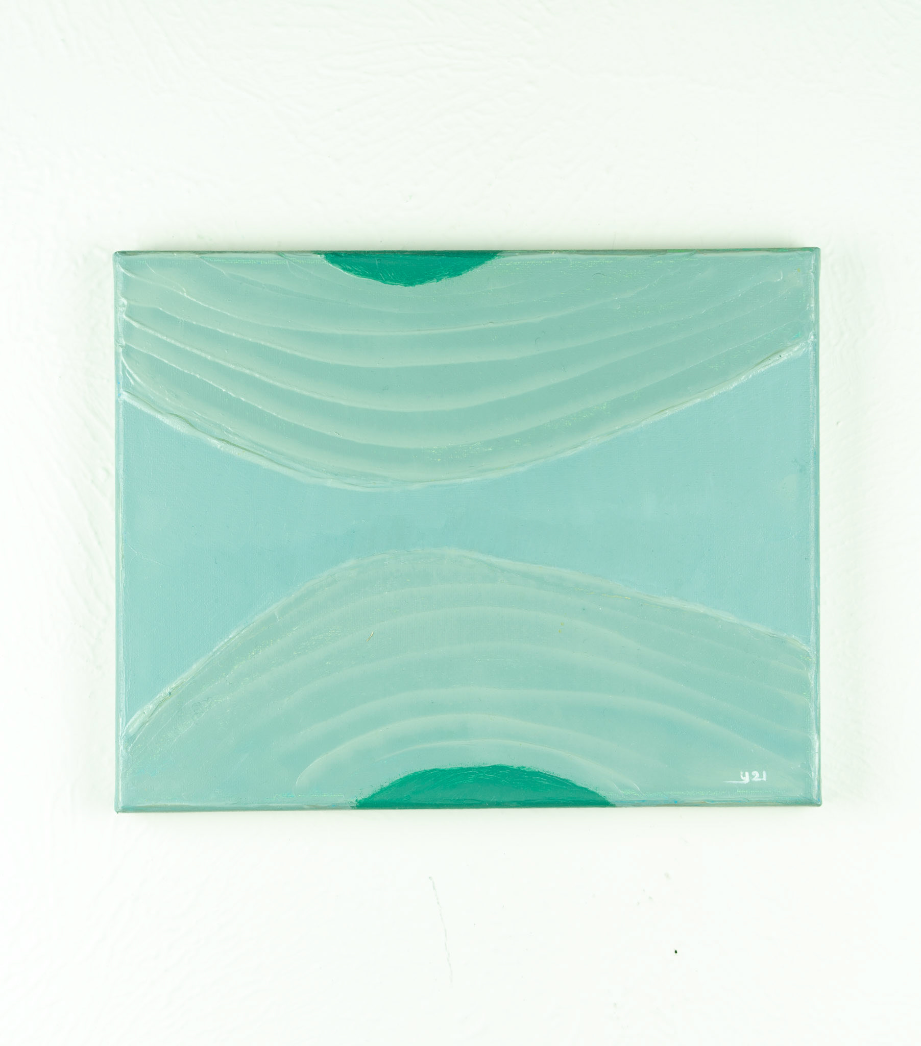 ©Yuri Bae Studio, Wave 01. Oil on canvas, 8"x10"