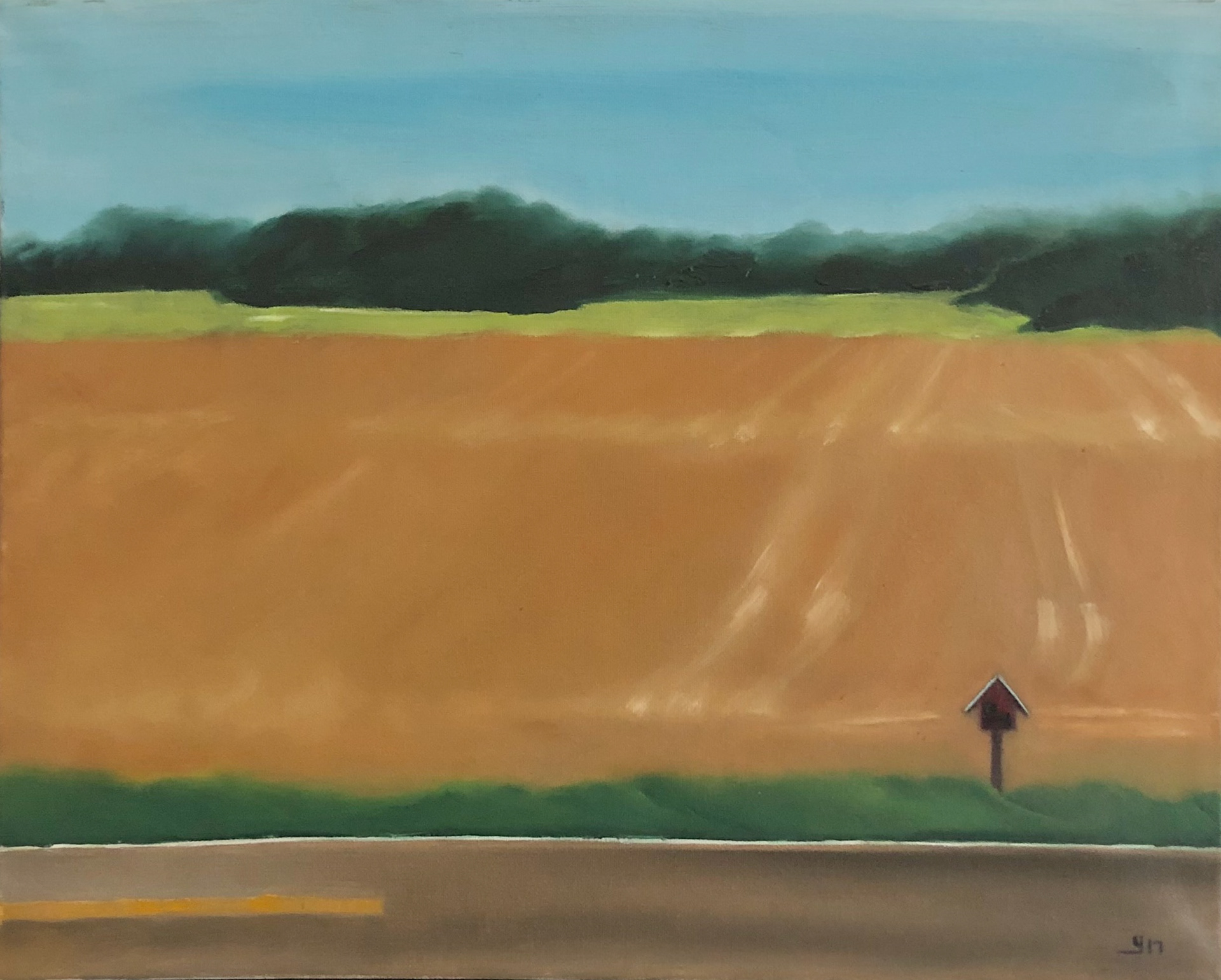 ©Yuri Bae Studio, Galloway. Oil on Canvas, 16"x20"