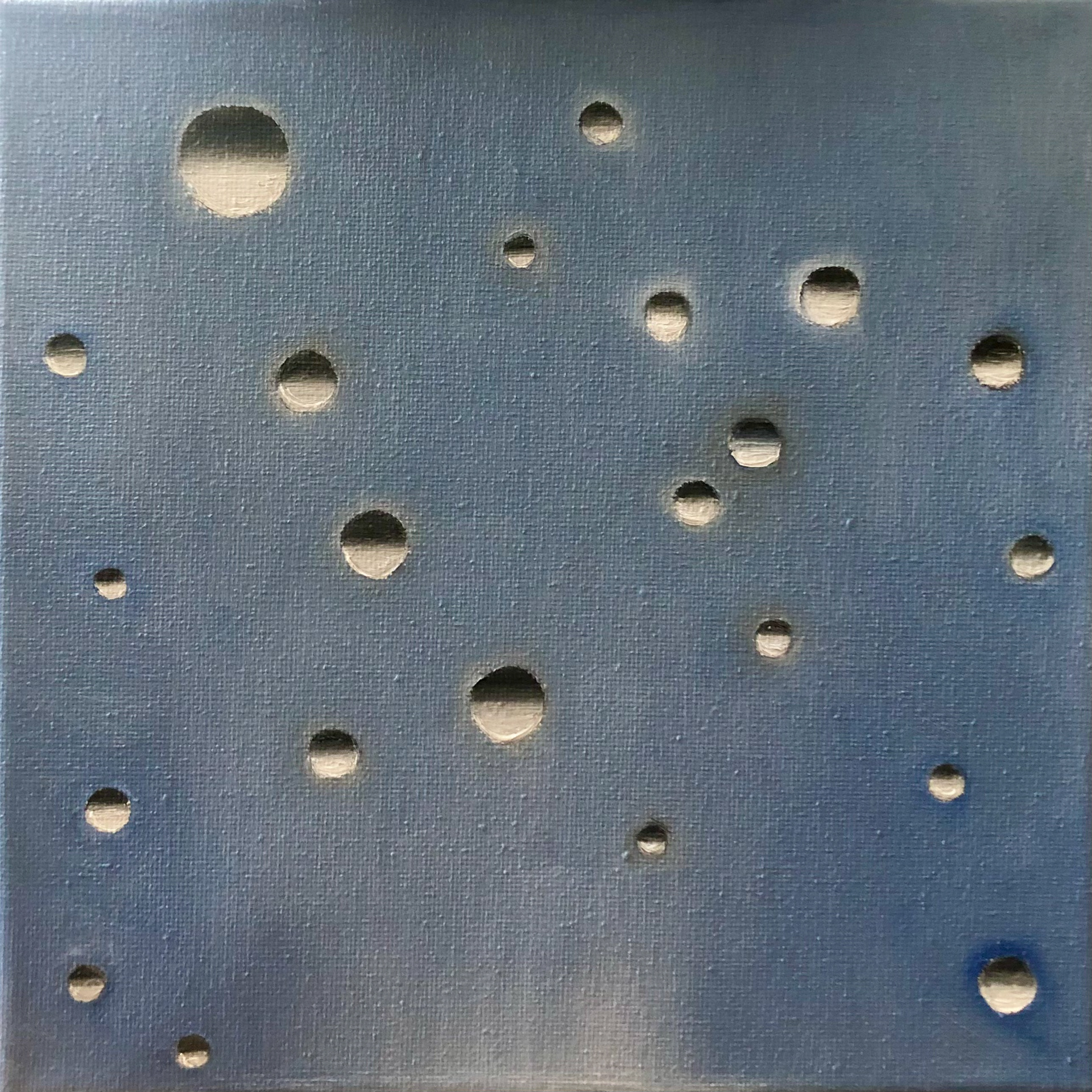 ©Yuri Bae Studio, Raindrops 03. Oil on canvas, 8"x8"