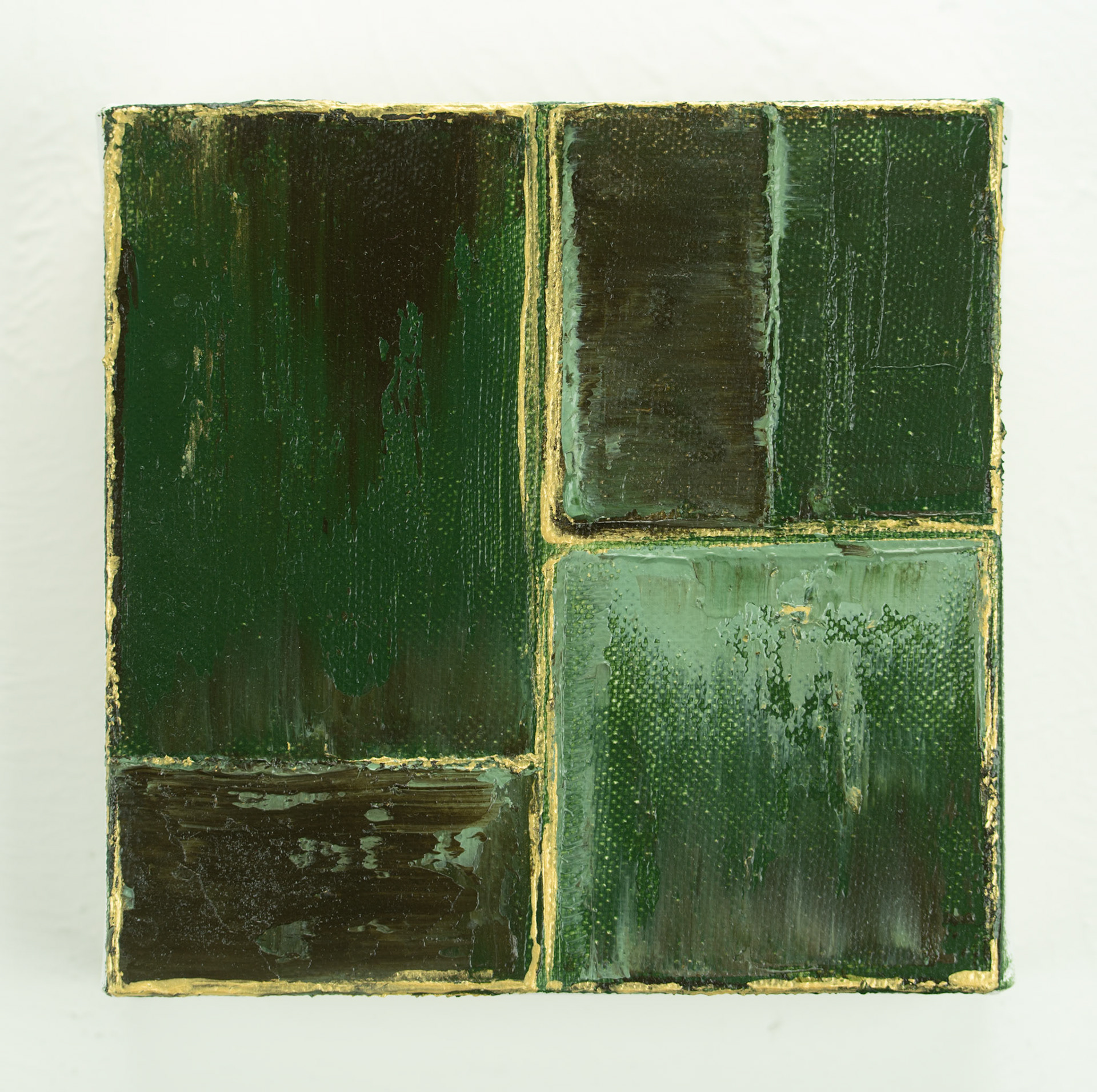 ©Yuri Bae Studio, Garden 08. Oil on canvas, 6"x6"