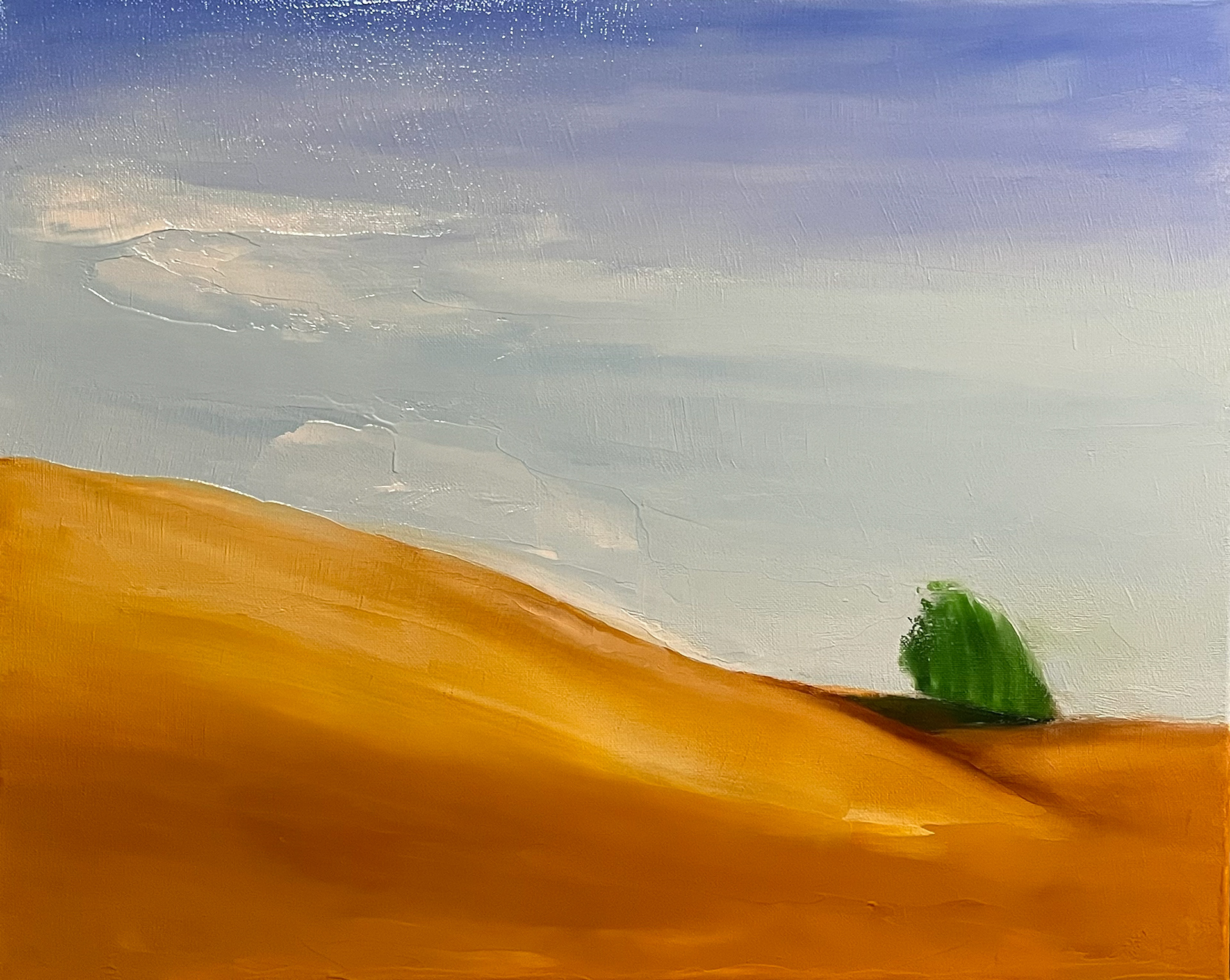 ©Yuri Bae Studio, Hike at Walnut Creek. Oil on Canvas, 16"x20"