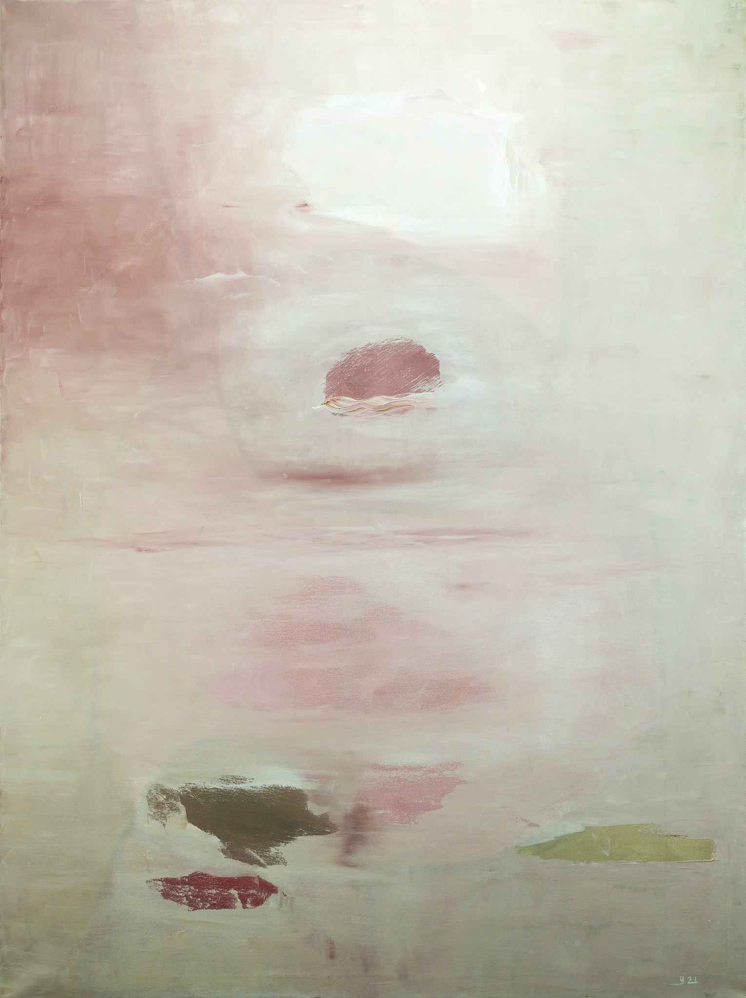 ©Yuri Bae Studio, Reflection 03. Oil on canvas, 36"x48"