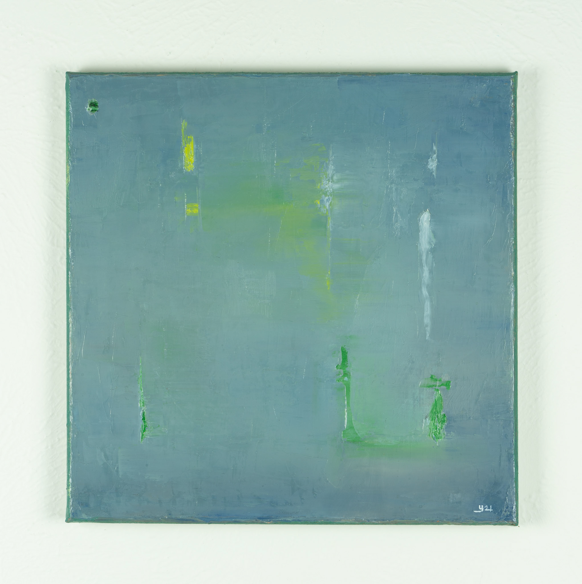 ©Yuri Bae Studio, Reflection 02. Oil on canvas, 12"x12"