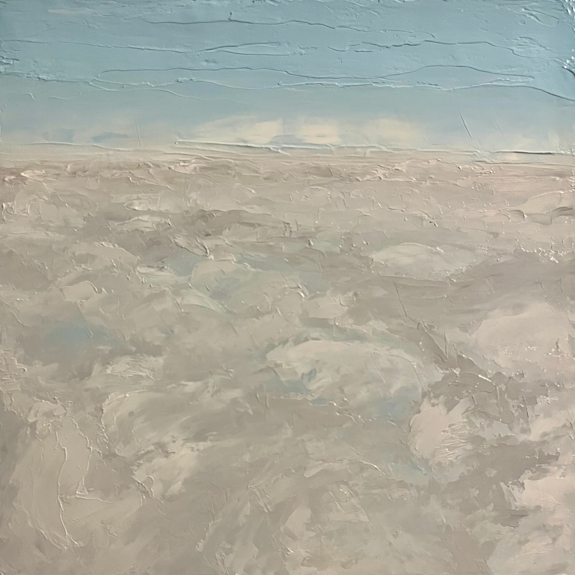 ©Yuri Bae Studio, Window Seat 01. Oil on Wood Panel, 12"x12"