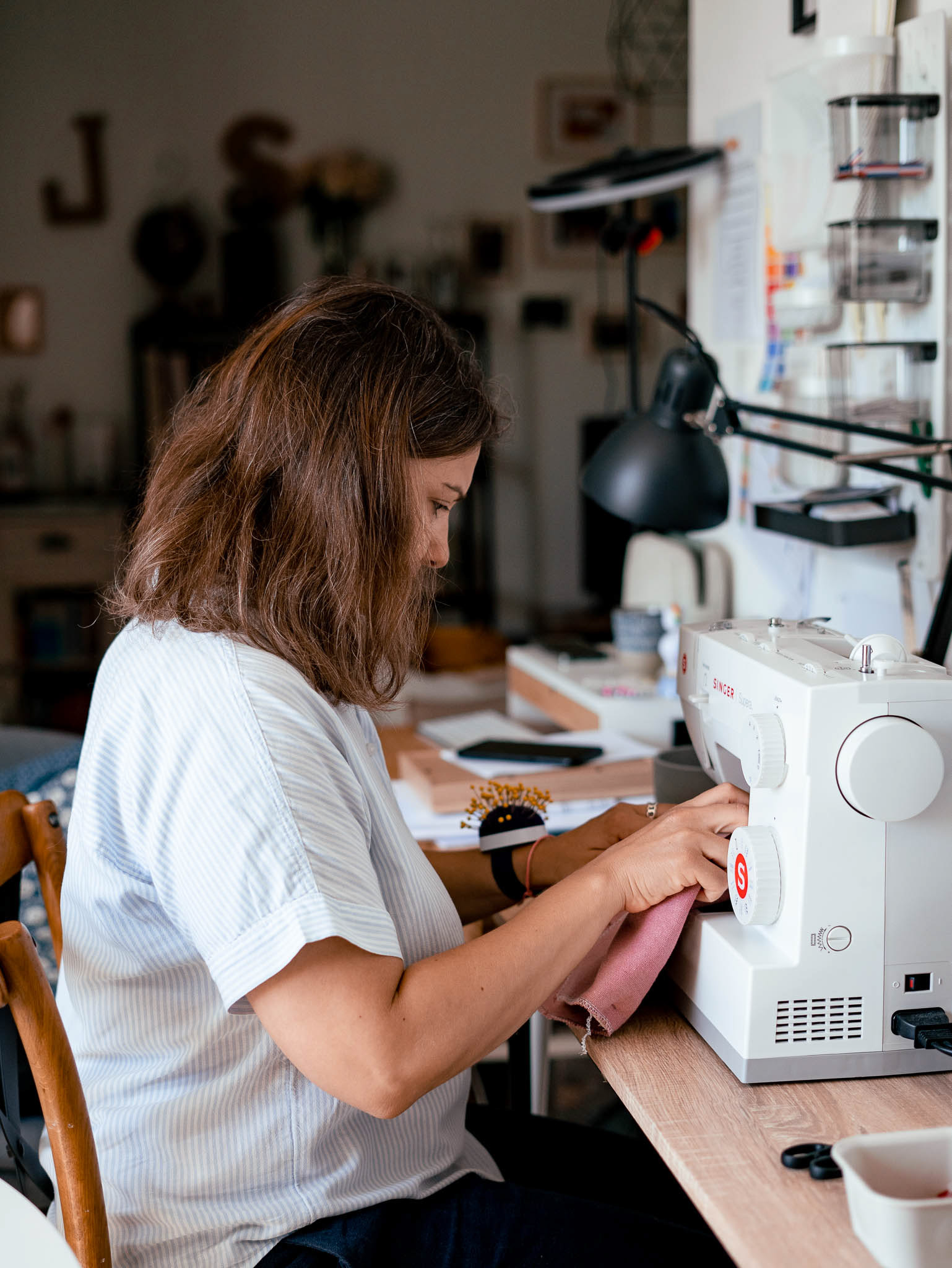 2306 créatrice de sacs en lin