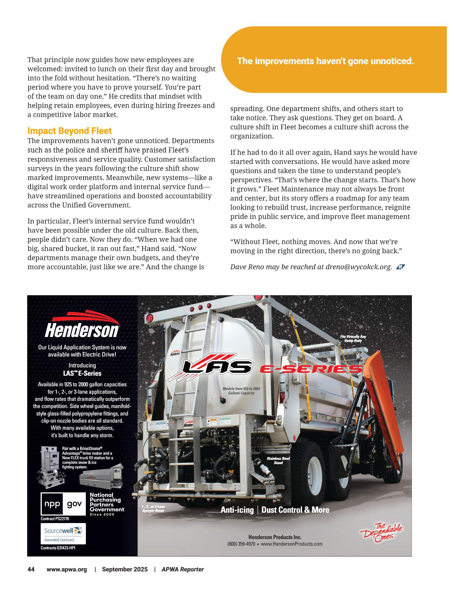 Culture Shift Drives Turnaround for Fleet Maintenance