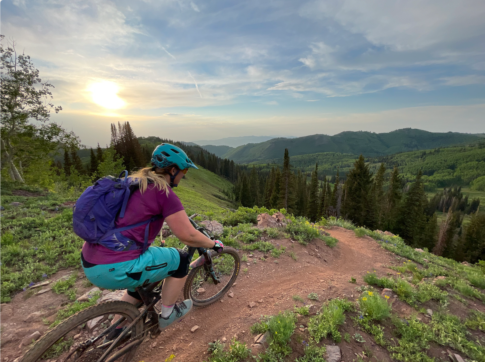 Crest Trail, (the best summer mtnbiking in Northern Utah)