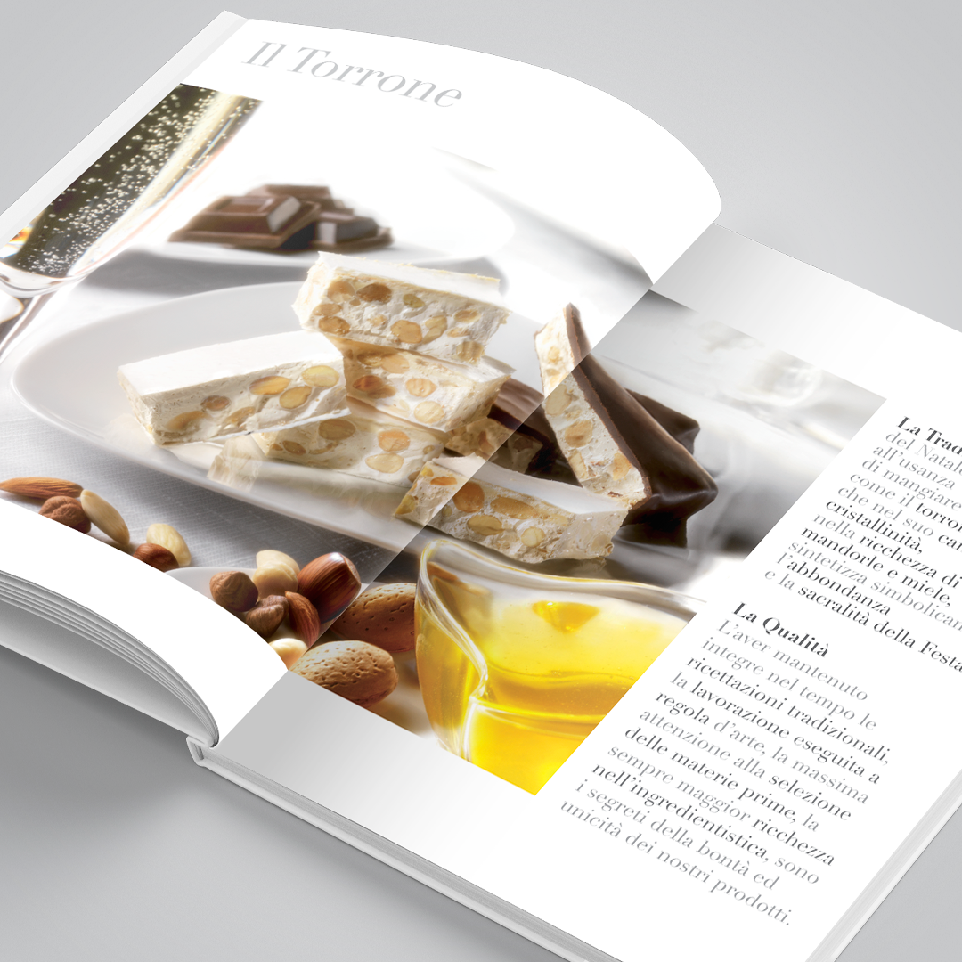 Pagina catalogo Sperlari con torrone classico e torrone al cioccolato per linea ricorrenze.