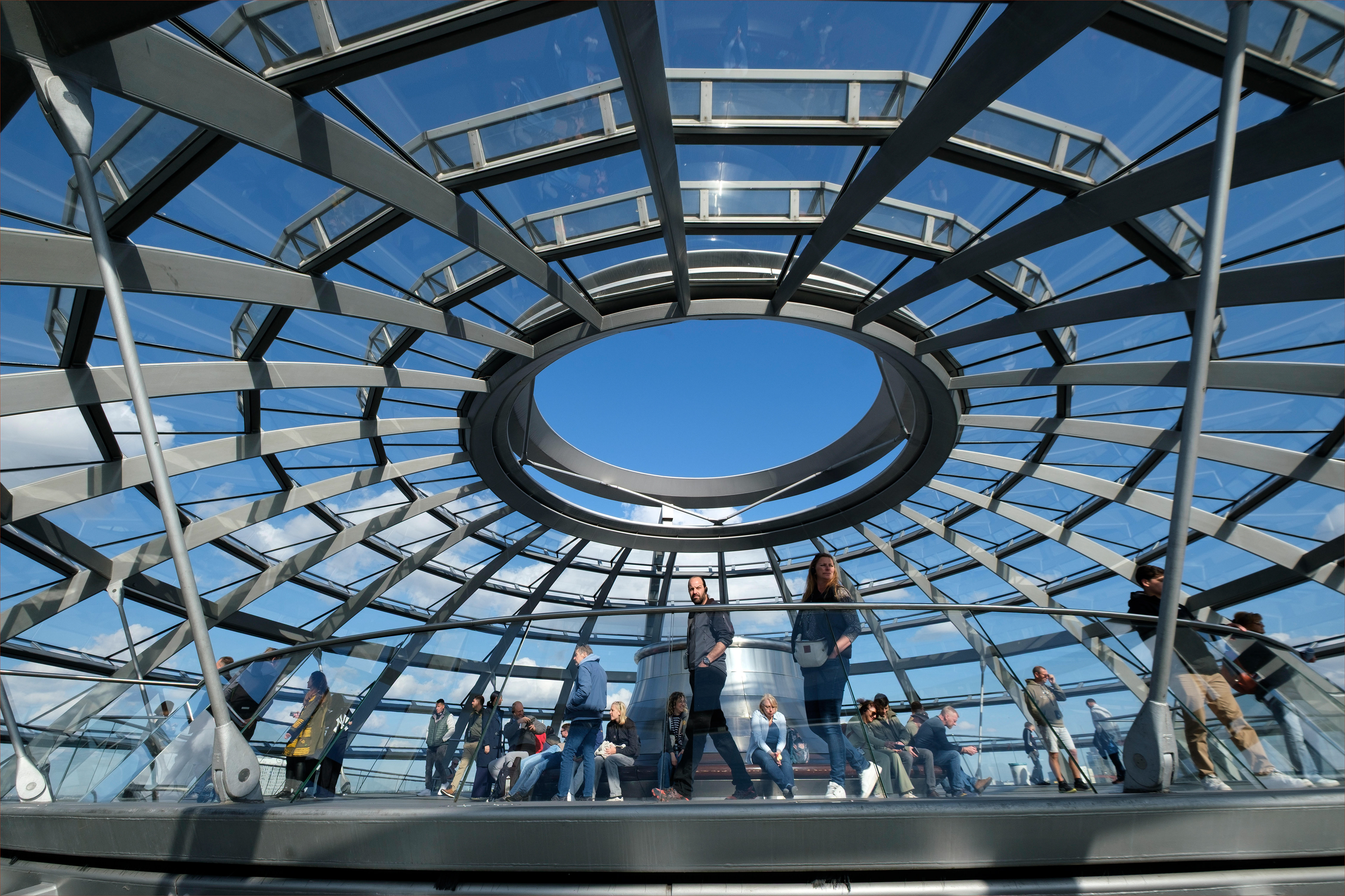 Reichstag Building with the New Dome