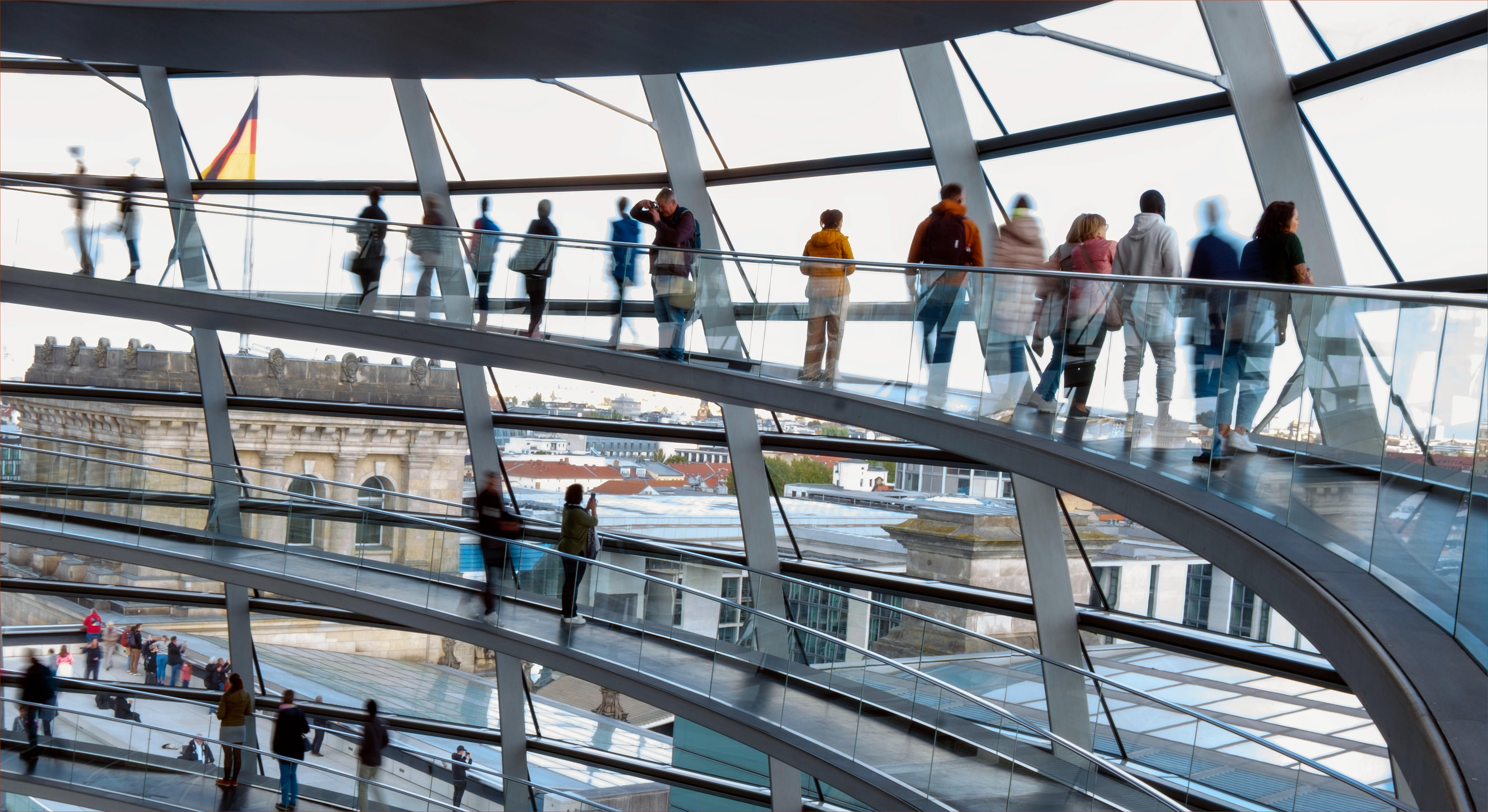 Reichstag Building with the New Dome