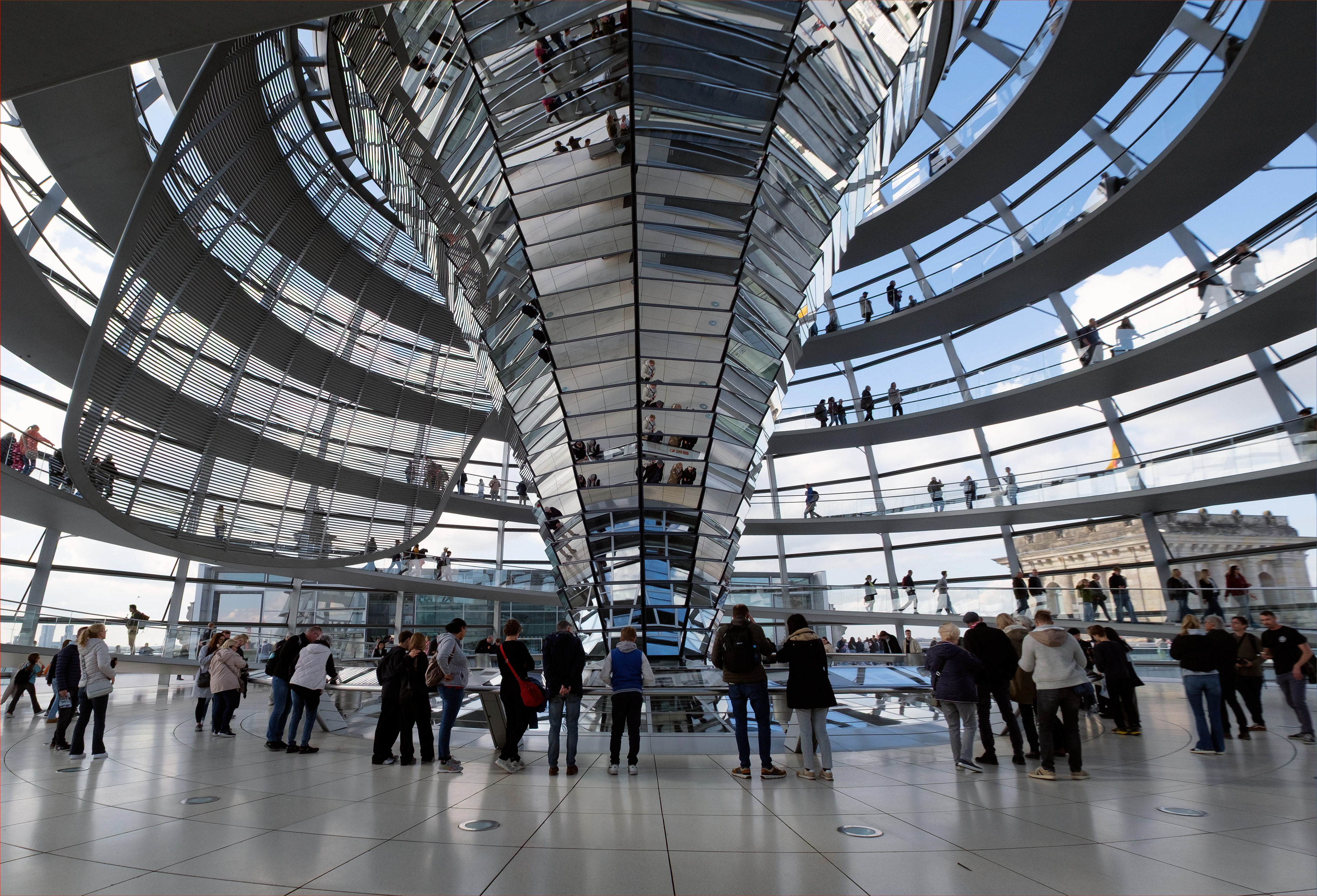 Reichstag Building with the New Dome