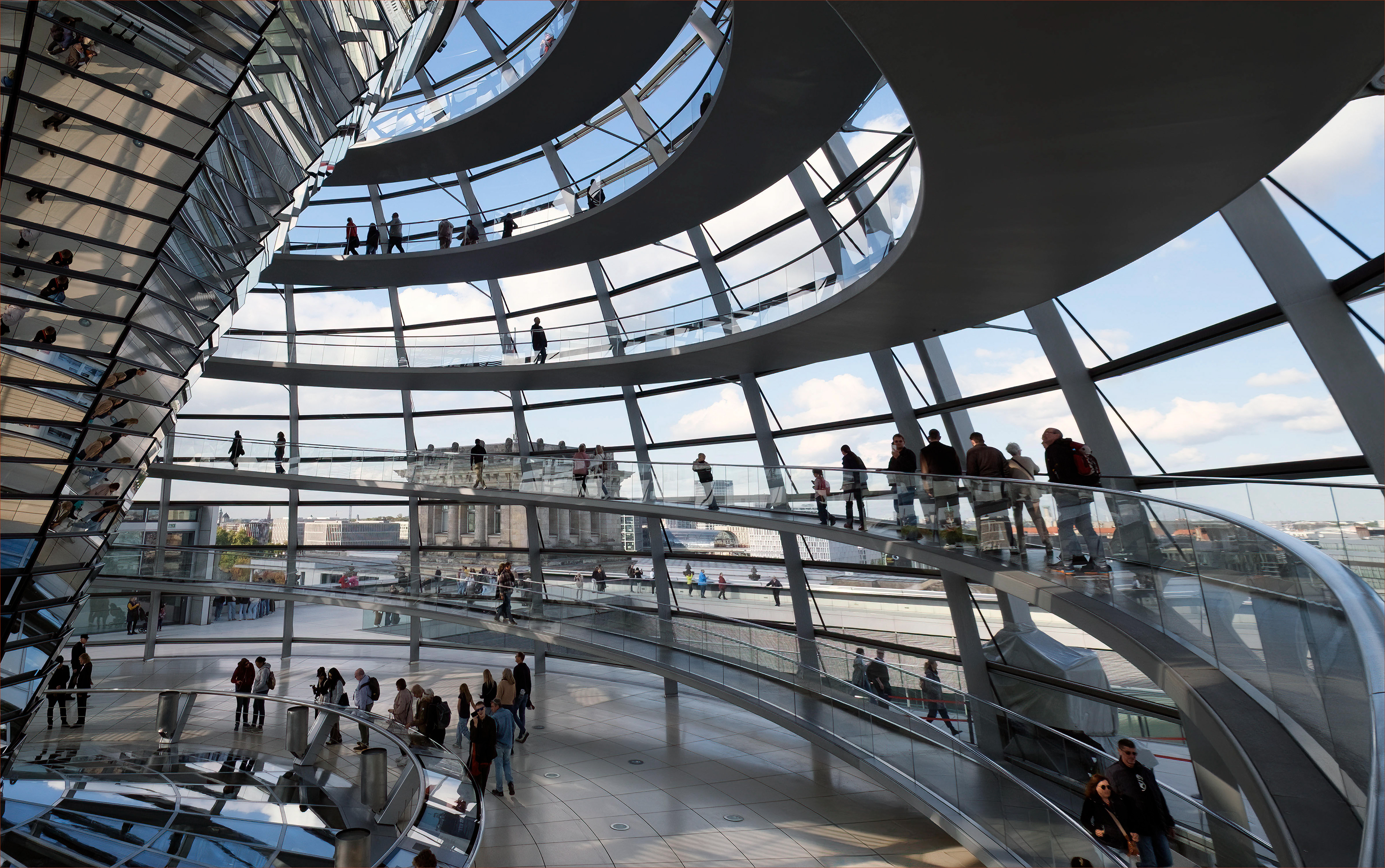 Reichstag Building with the New Dome