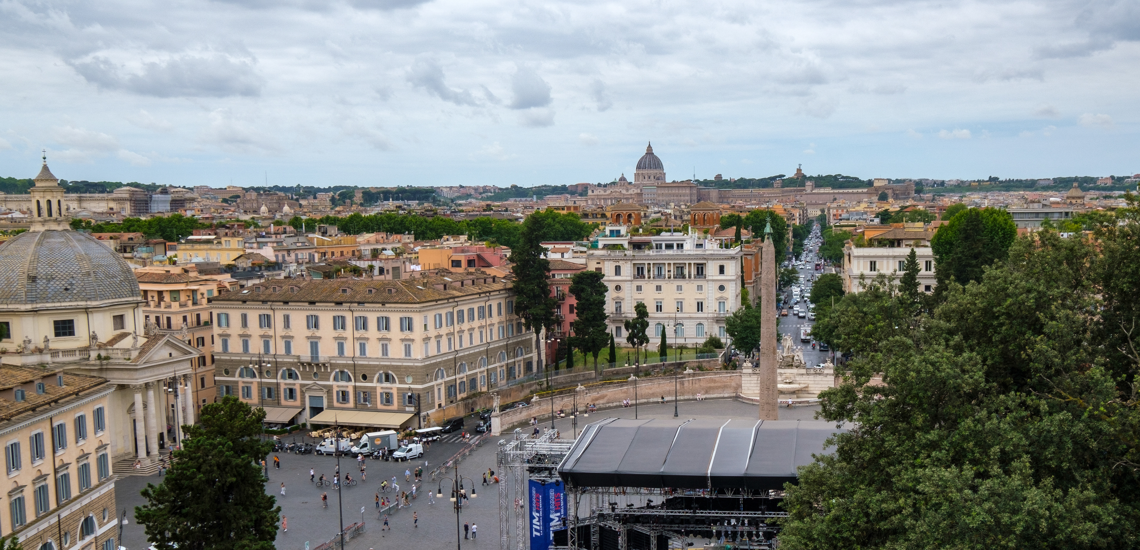 Terrazza del Pincio  Piazza del Popolo 