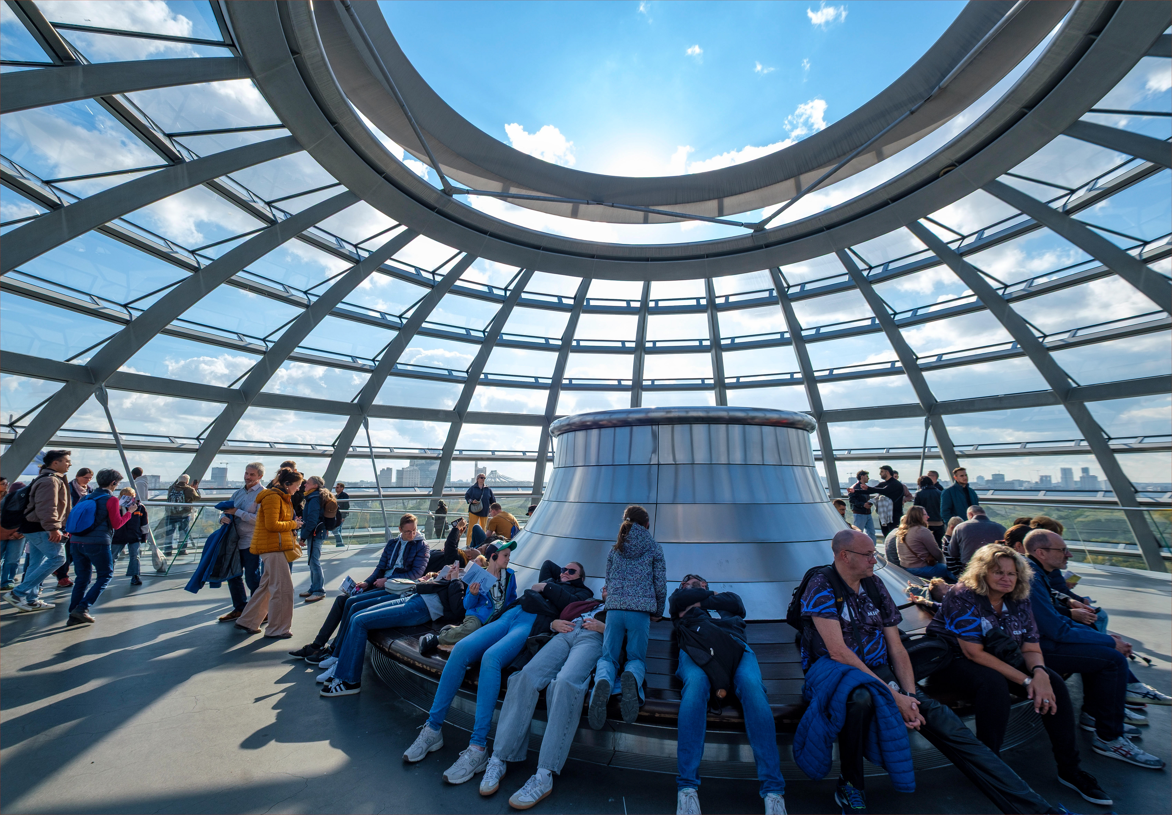 Reichstag Building with the New Dome
