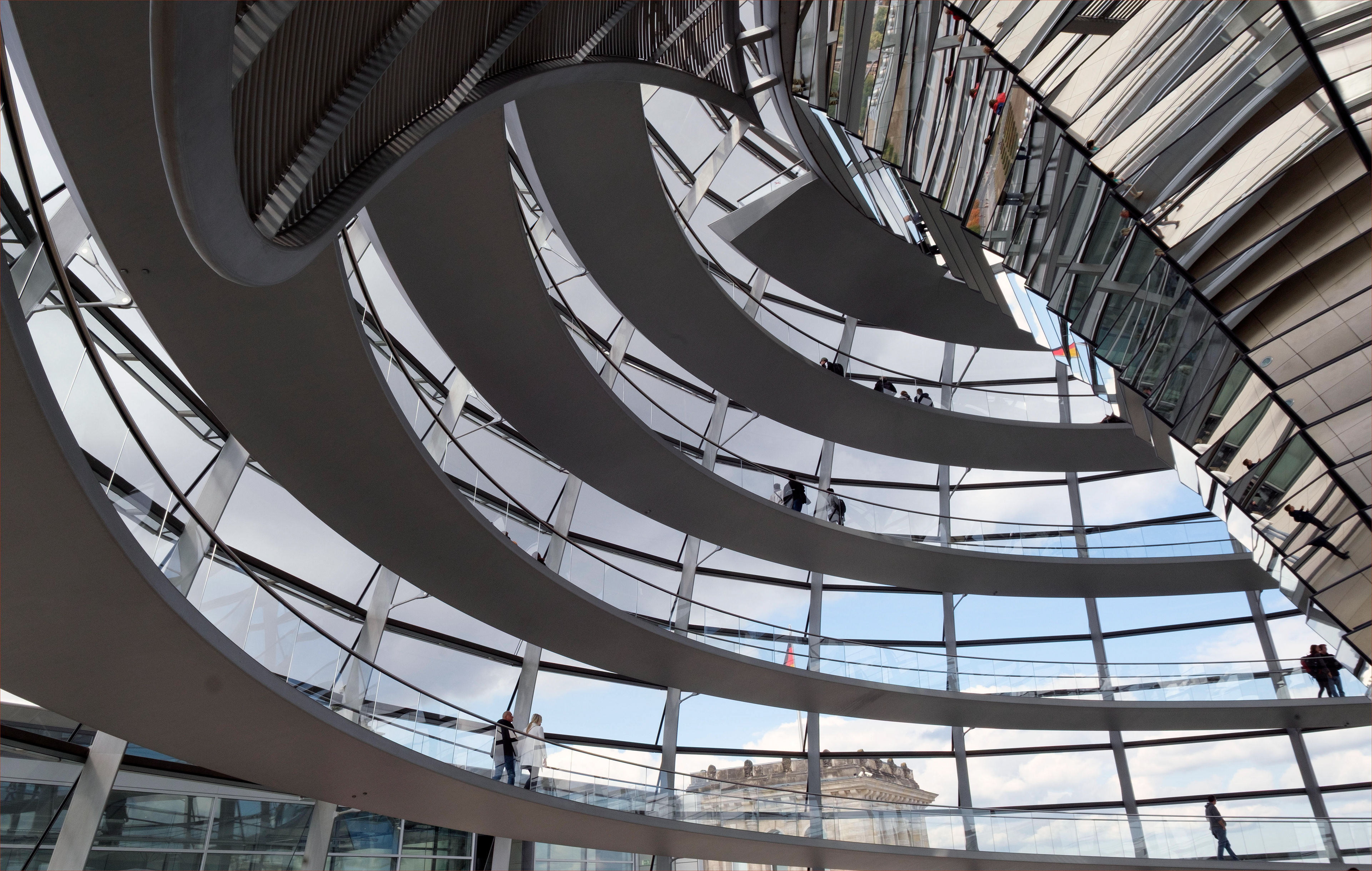 Reichstag Building with the New Dome