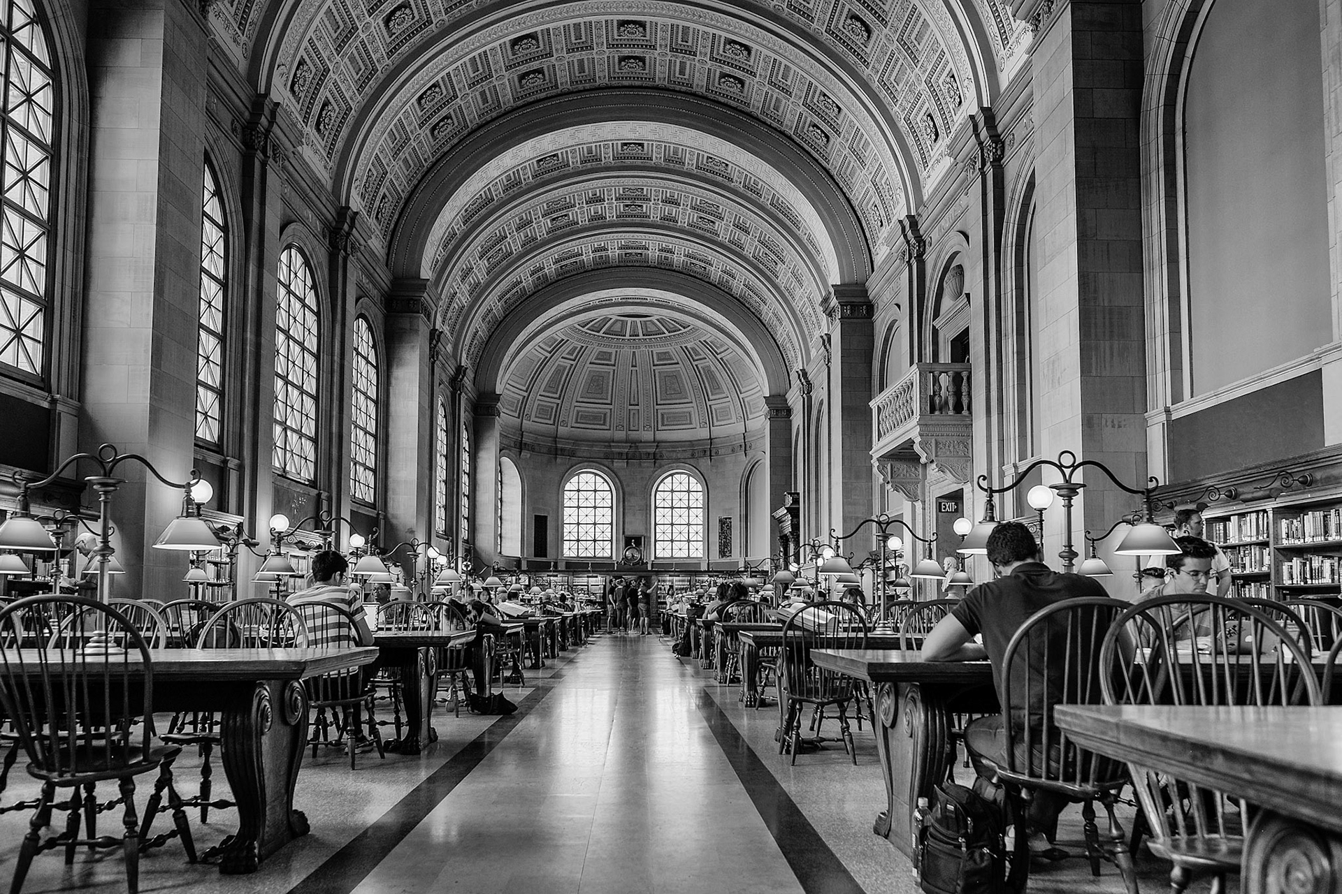Reading Room, Boston Public Library