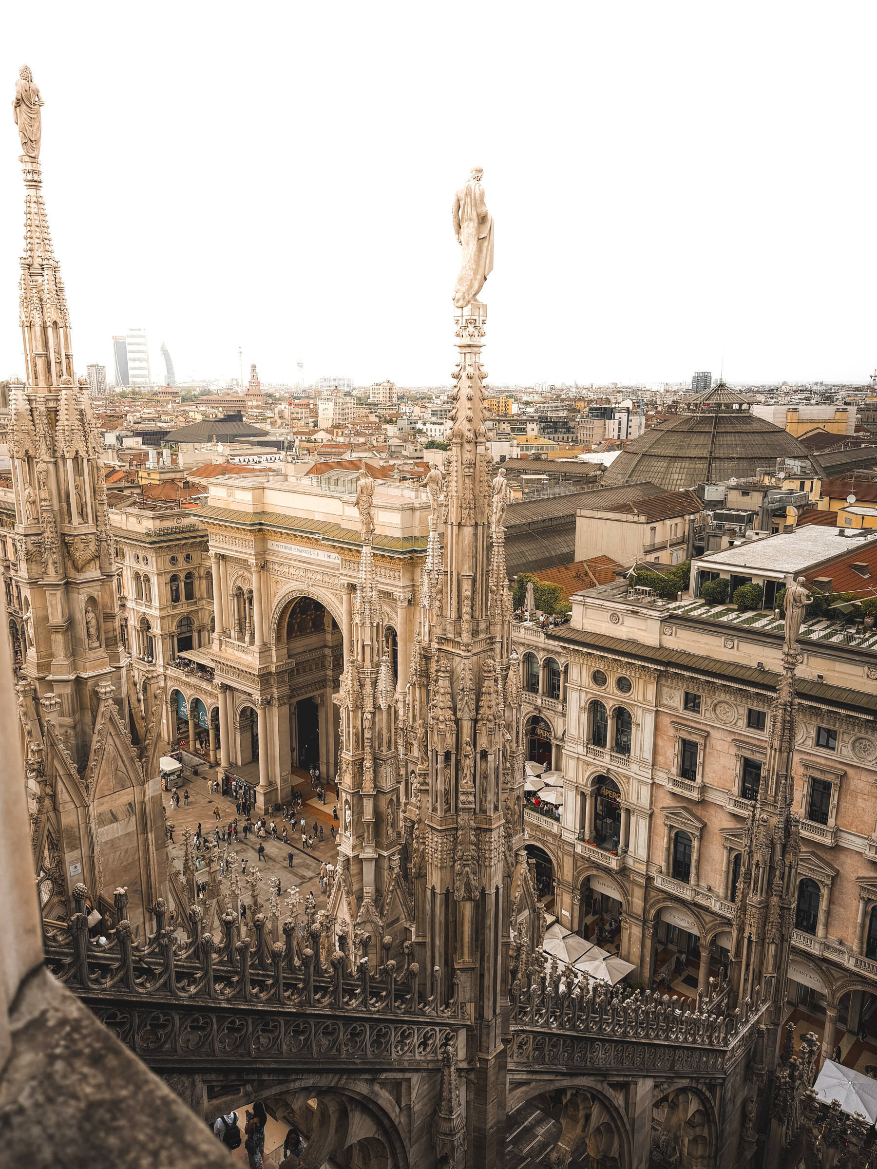 The view from Duomo di Milano
