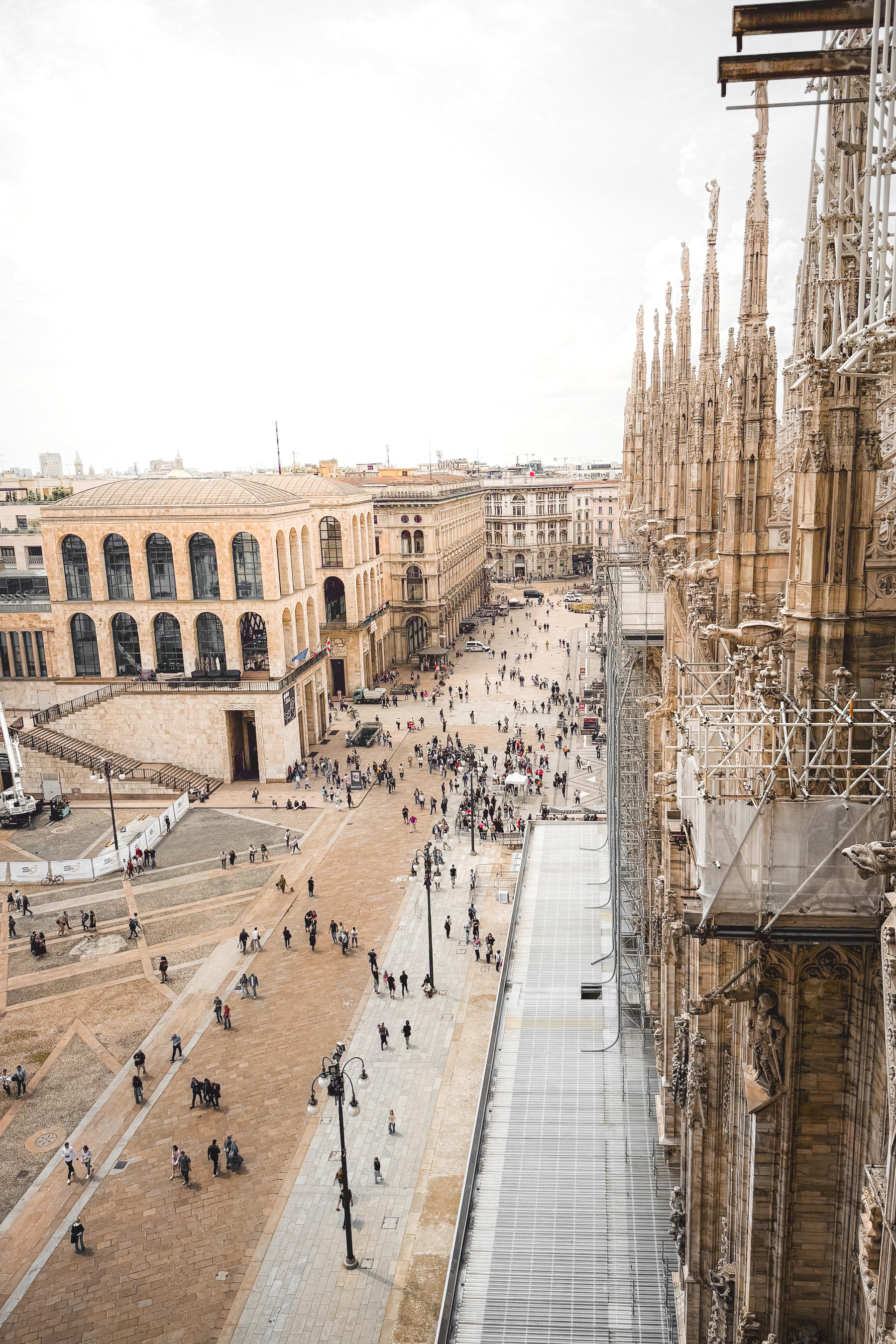 The view from Duomo di Milano