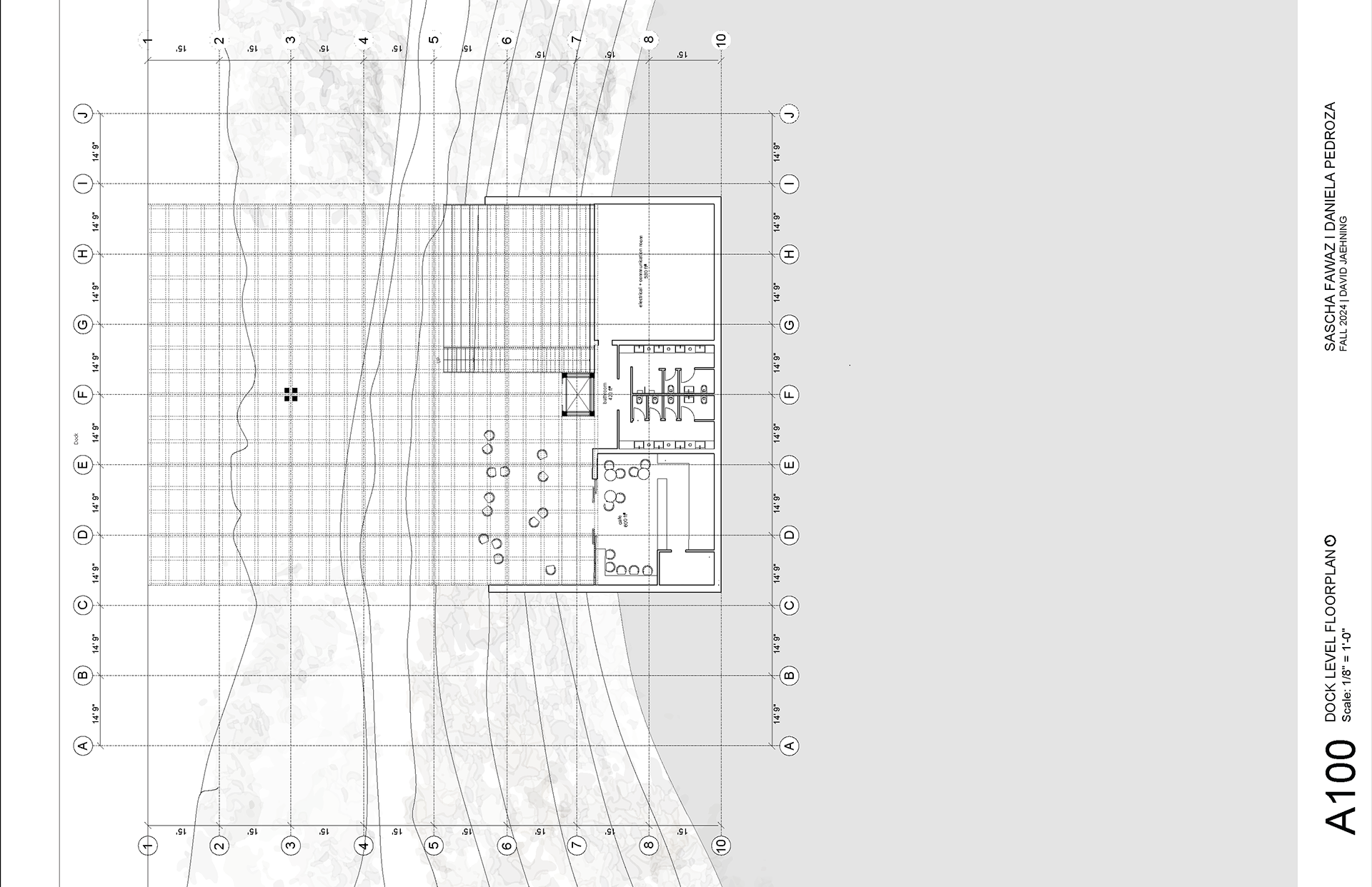 Dock level floor plan