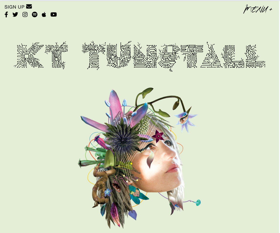 Official website of KT Tunstall