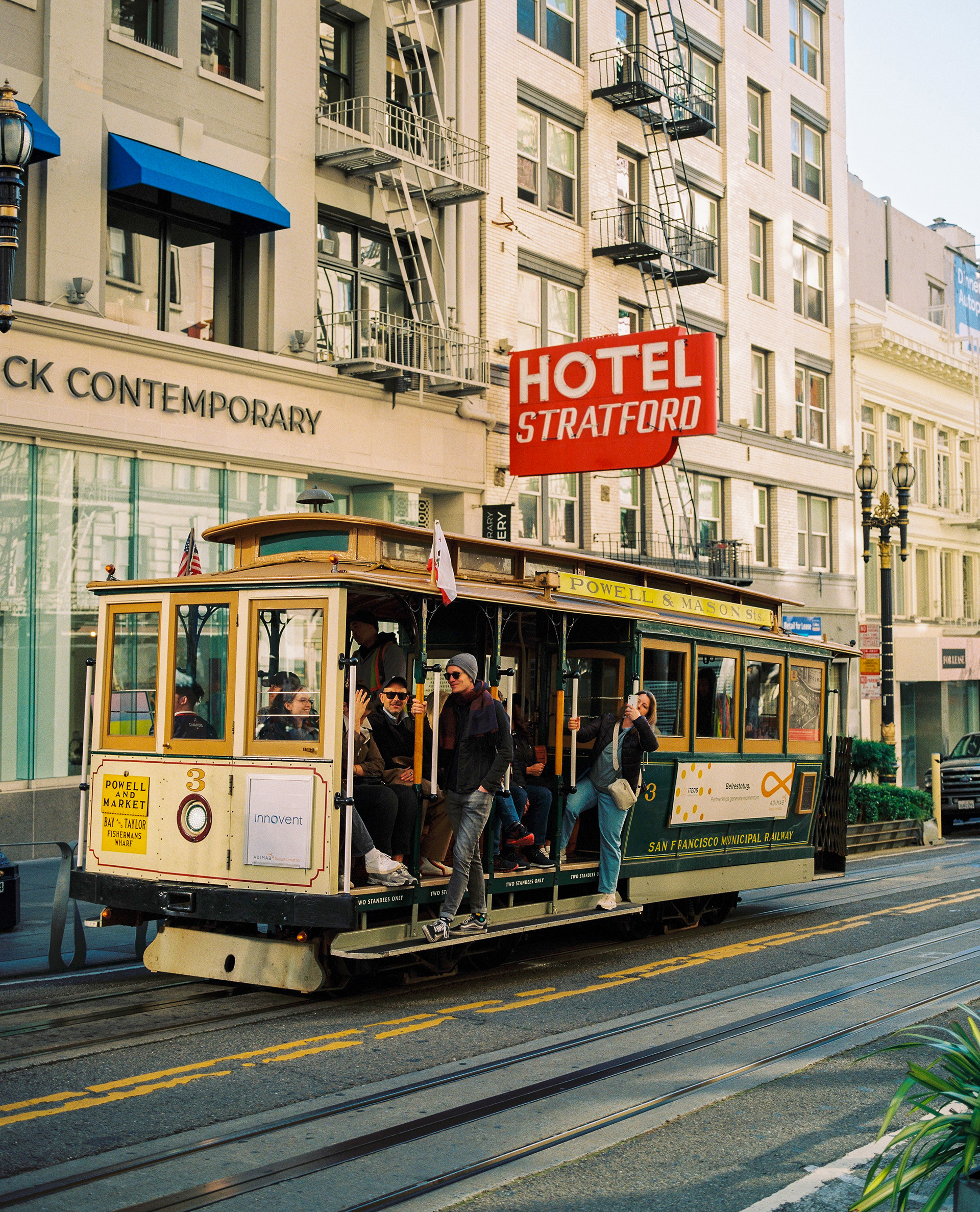 Cable Car Tourists