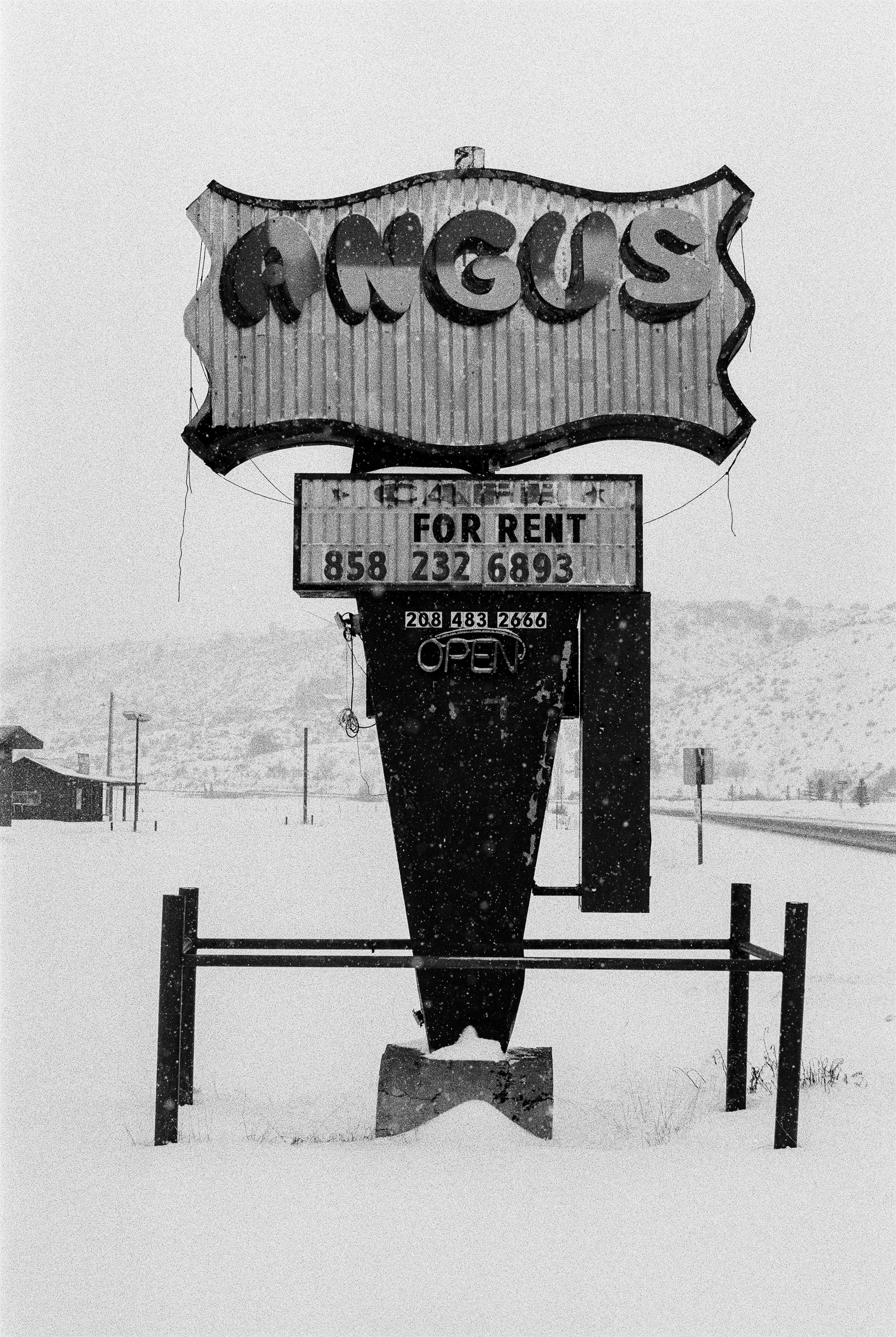 Old Angus Sign