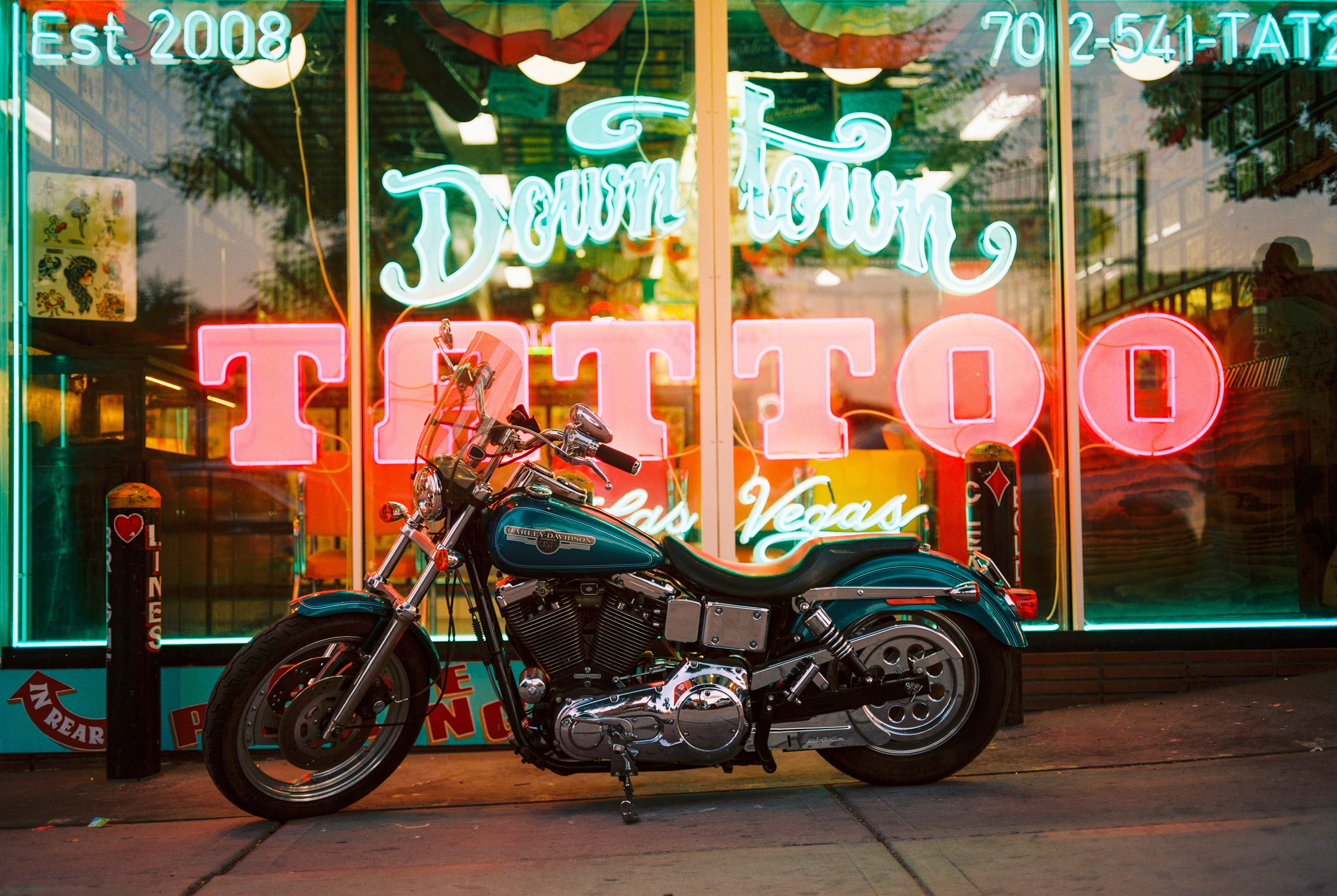 Downtown Tattoo Motorcycle
