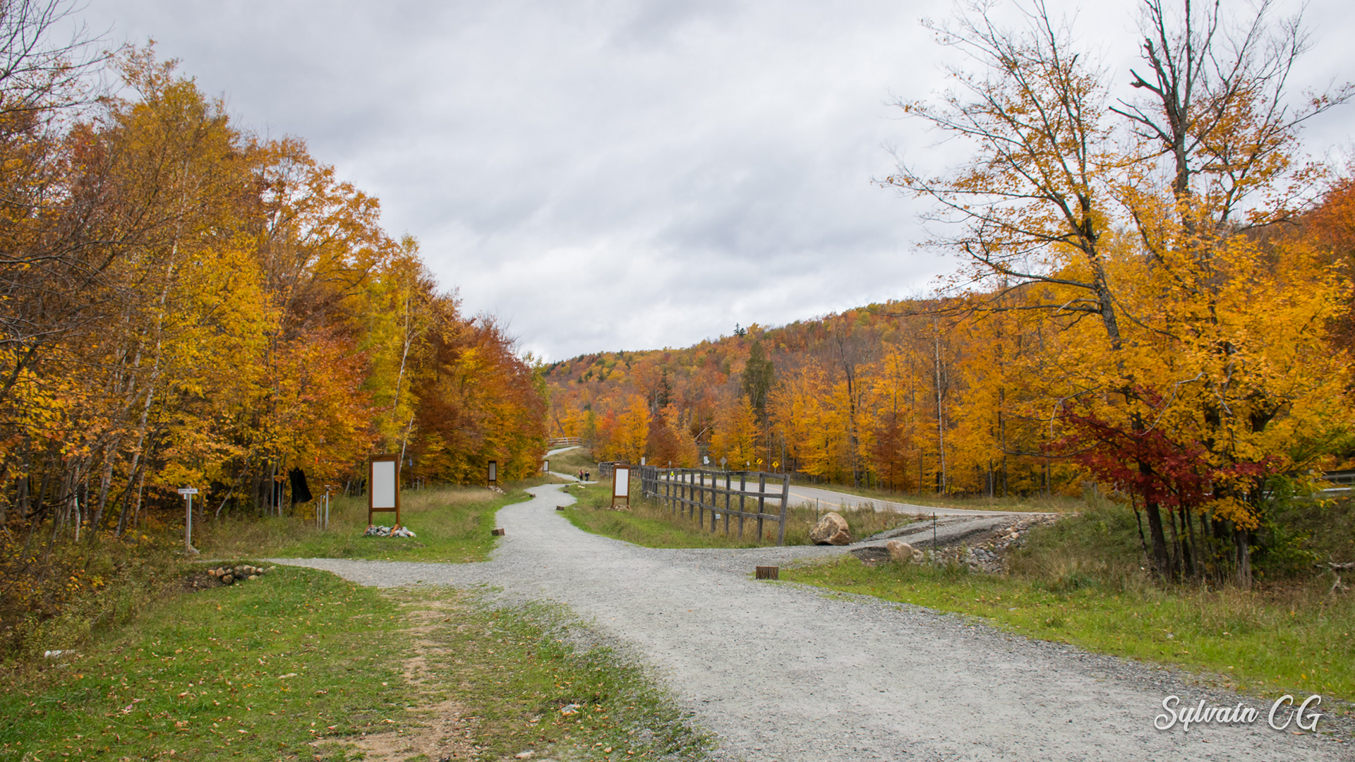 Autumn hiking