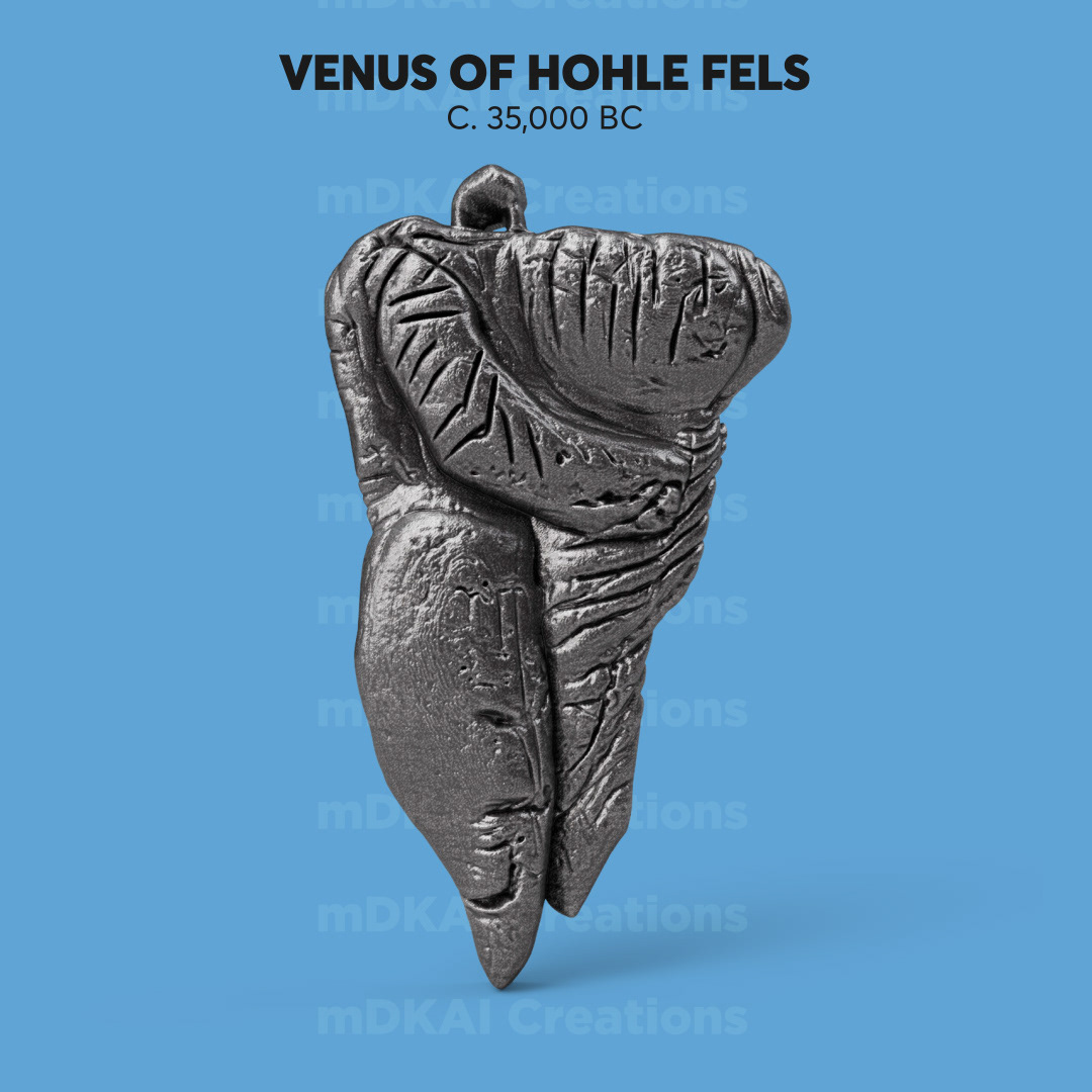 Our digital sculpture approach to the iconic Venus of Hohle Fels.