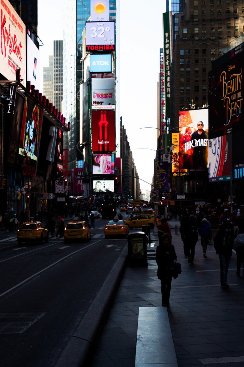 Times Square, Winter Taxis