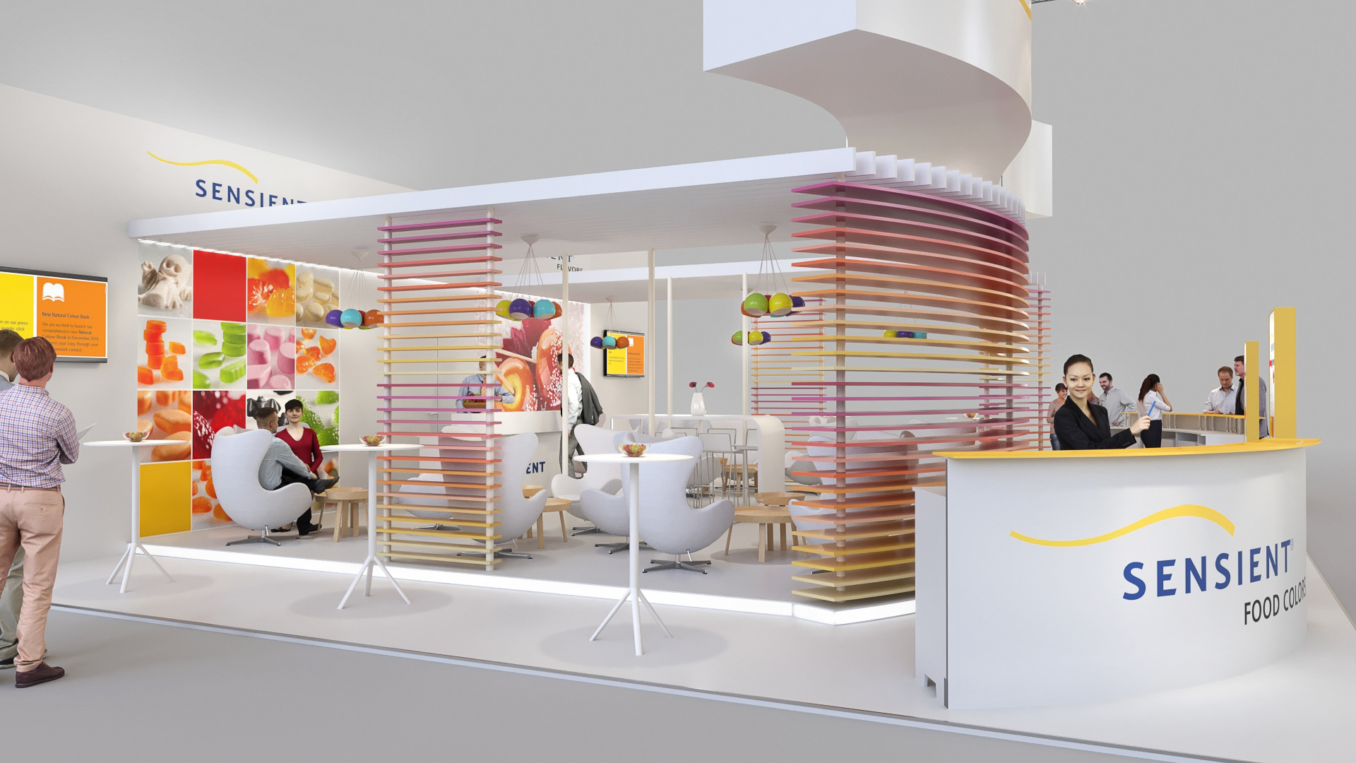 Entwurf und Visualisierung: VIVA3D GmbH; Fertigung und Aufbau: Preuss Messe.