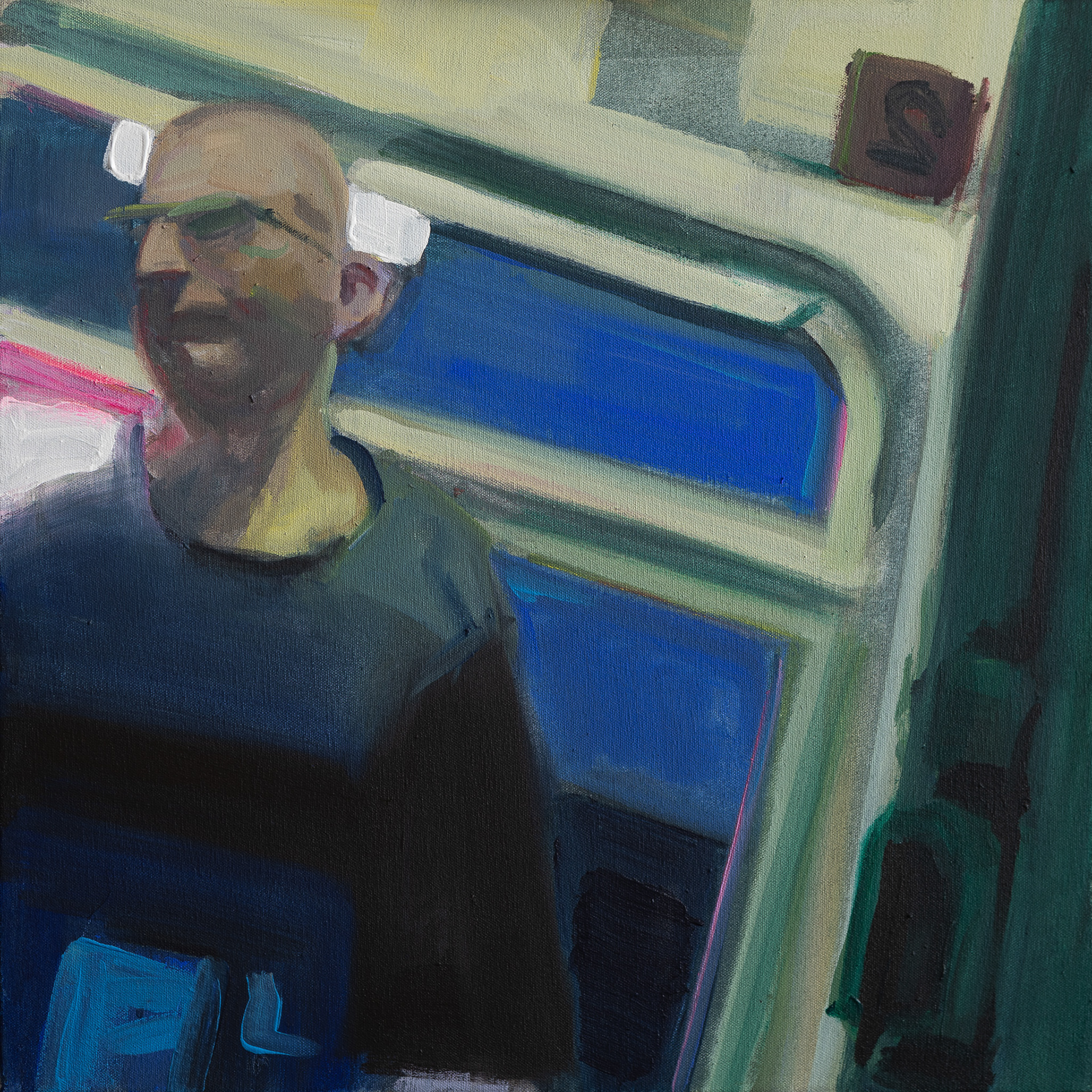 R 894, akryl na plátně, 50 × 50 cm, 2025